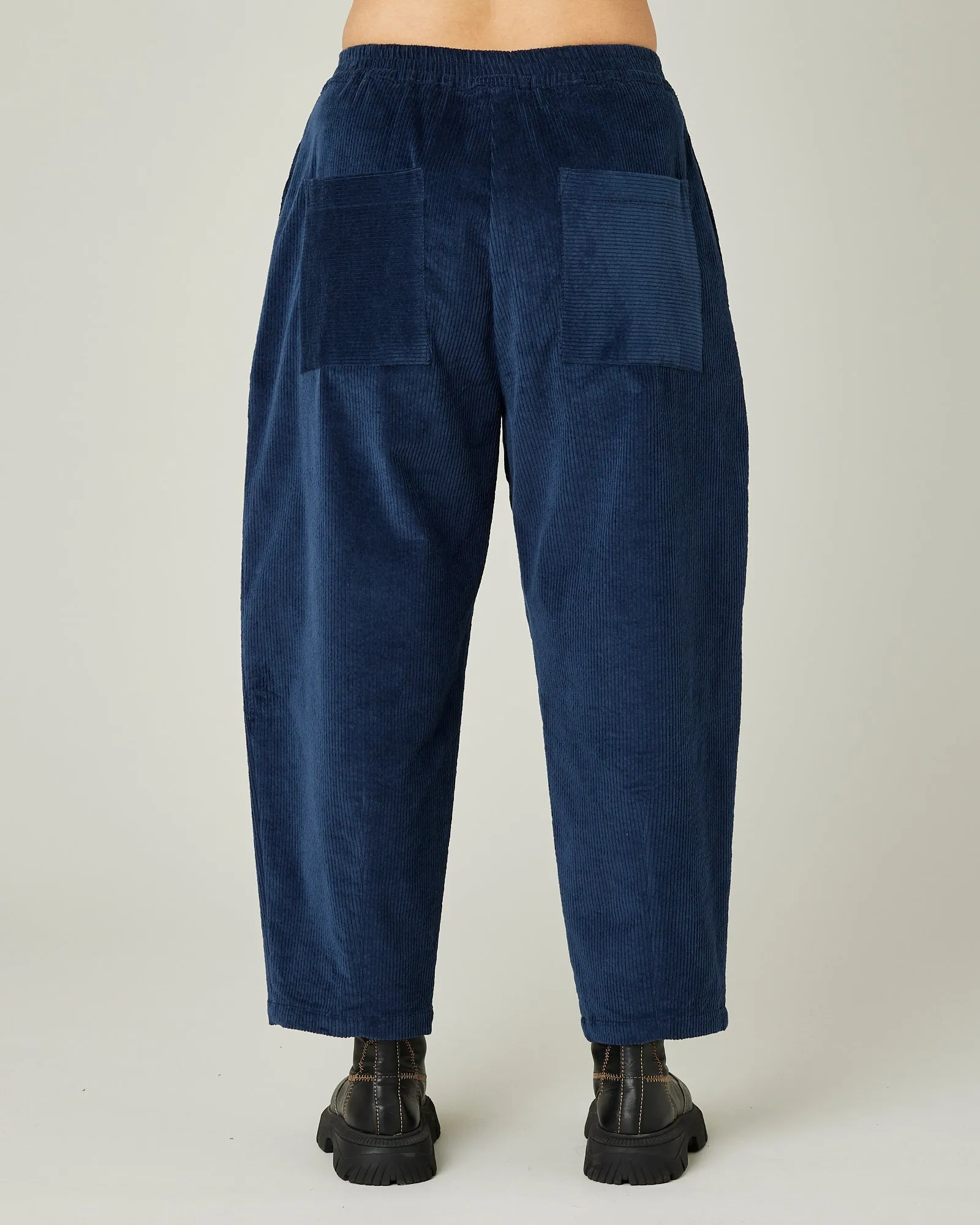 Huxley Navy Cord Trousers sold by Beyond Nine product image thumbnail 3