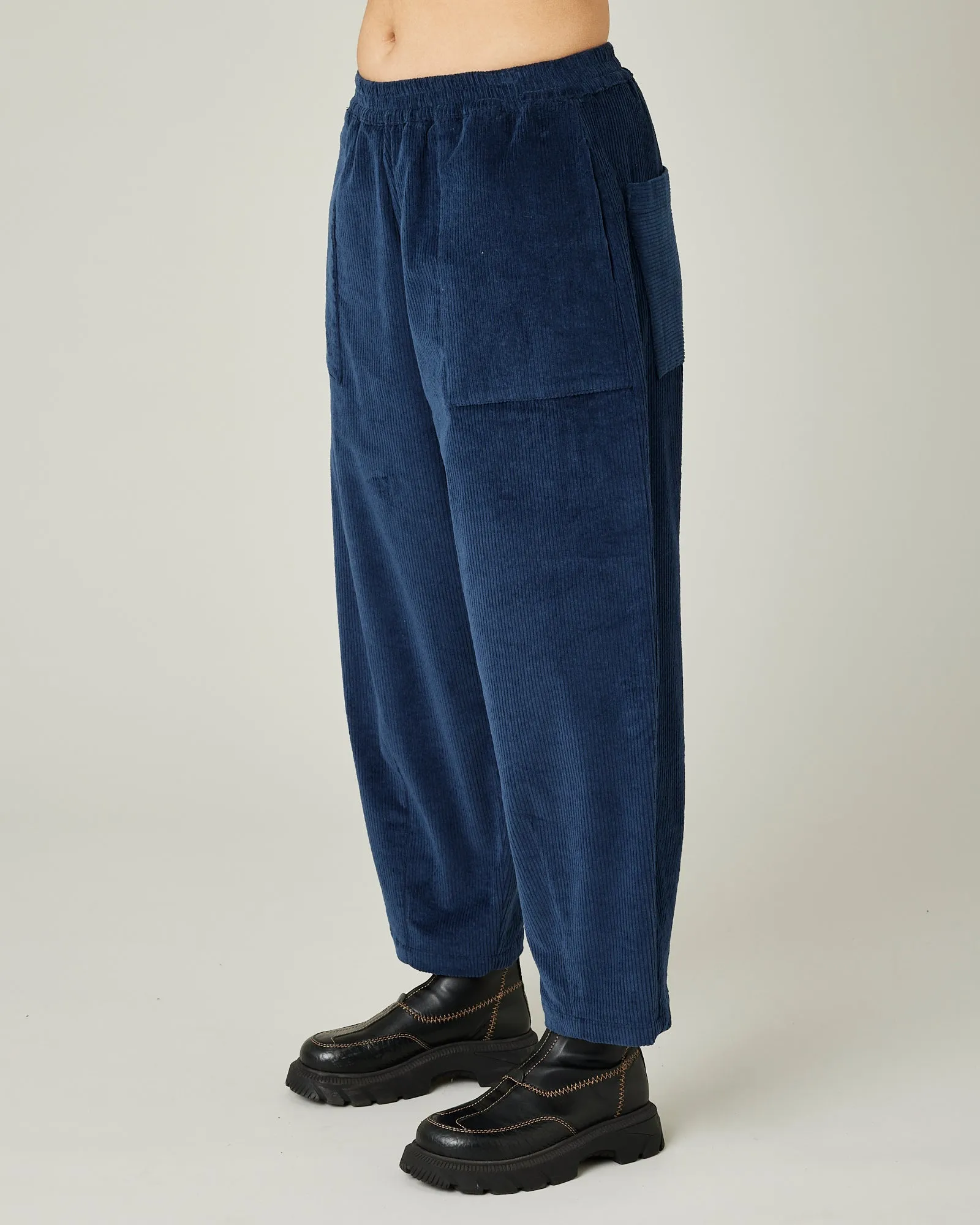 Huxley Navy Cord Trousers sold by Beyond Nine product image thumbnail 2