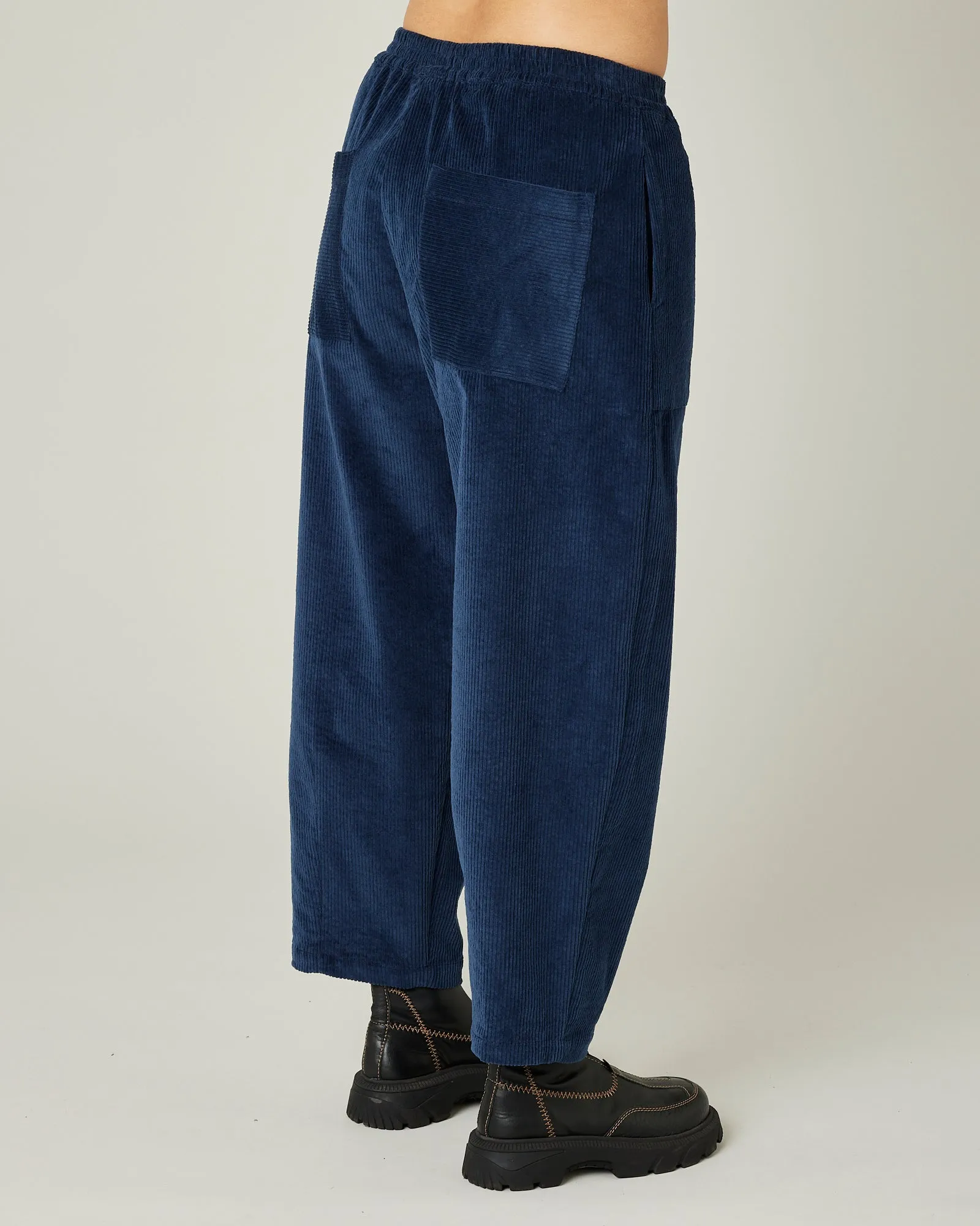 Huxley Navy Cord Trousers sold by Beyond Nine product image thumbnail 4