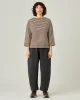 Mabel Slate Fleeceback Jersey Trousers sold by Beyond Nine