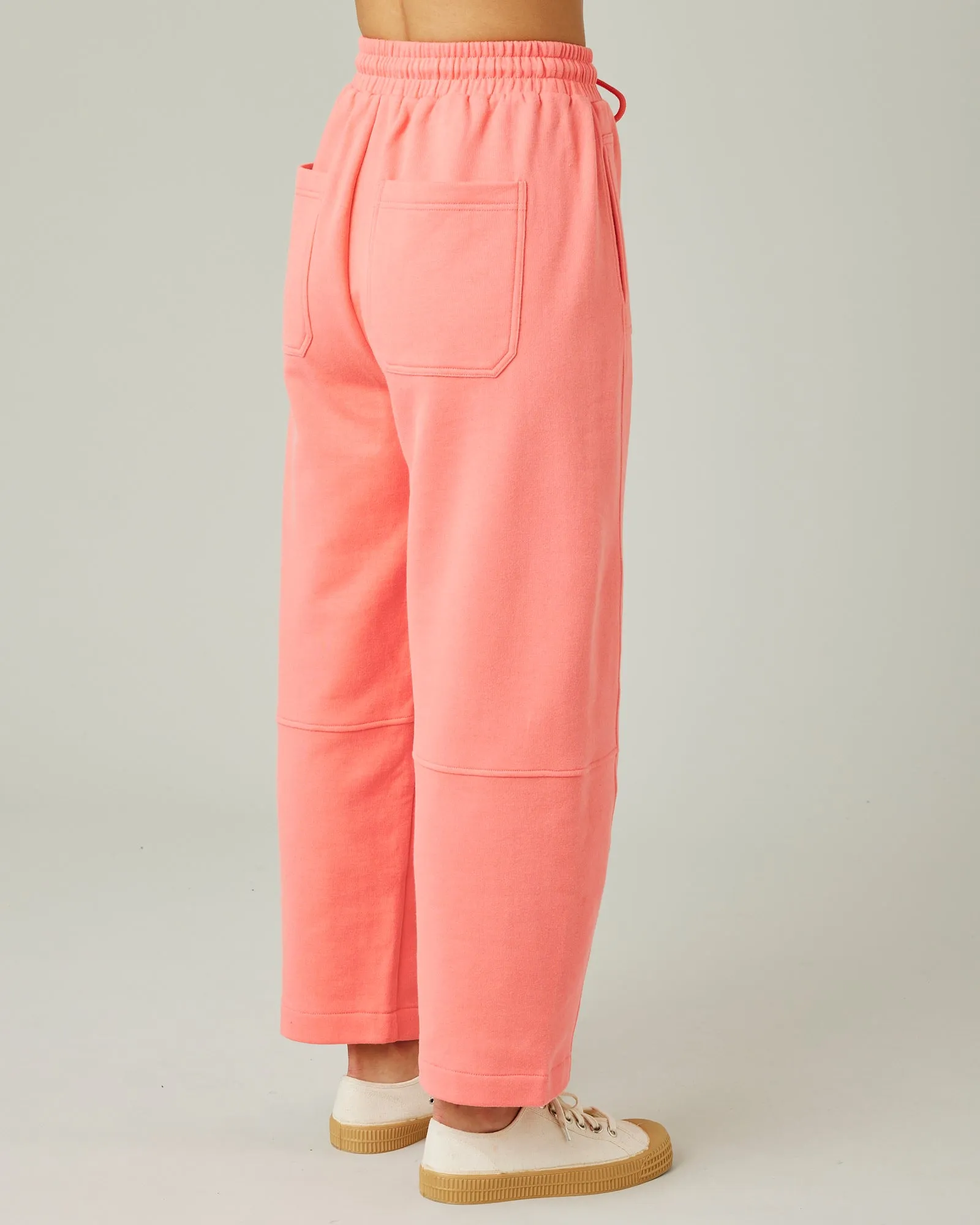 Madi Shrimp Pink Organic Cotton Jersey Trousers sold by Beyond Nine product image thumbnail 5