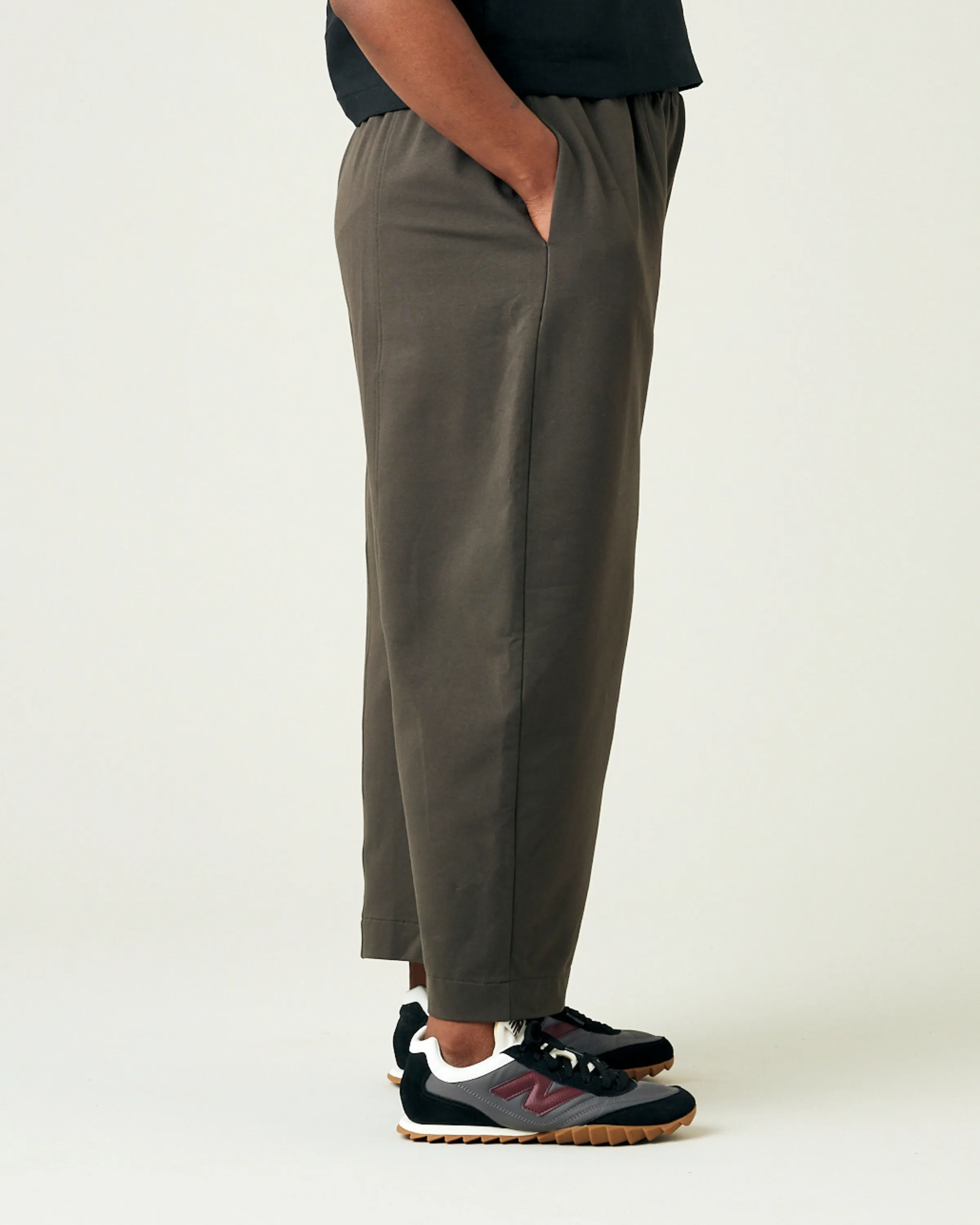 Mabel Espresso Jersey Trousers sold by Beyond Nine product image thumbnail 4