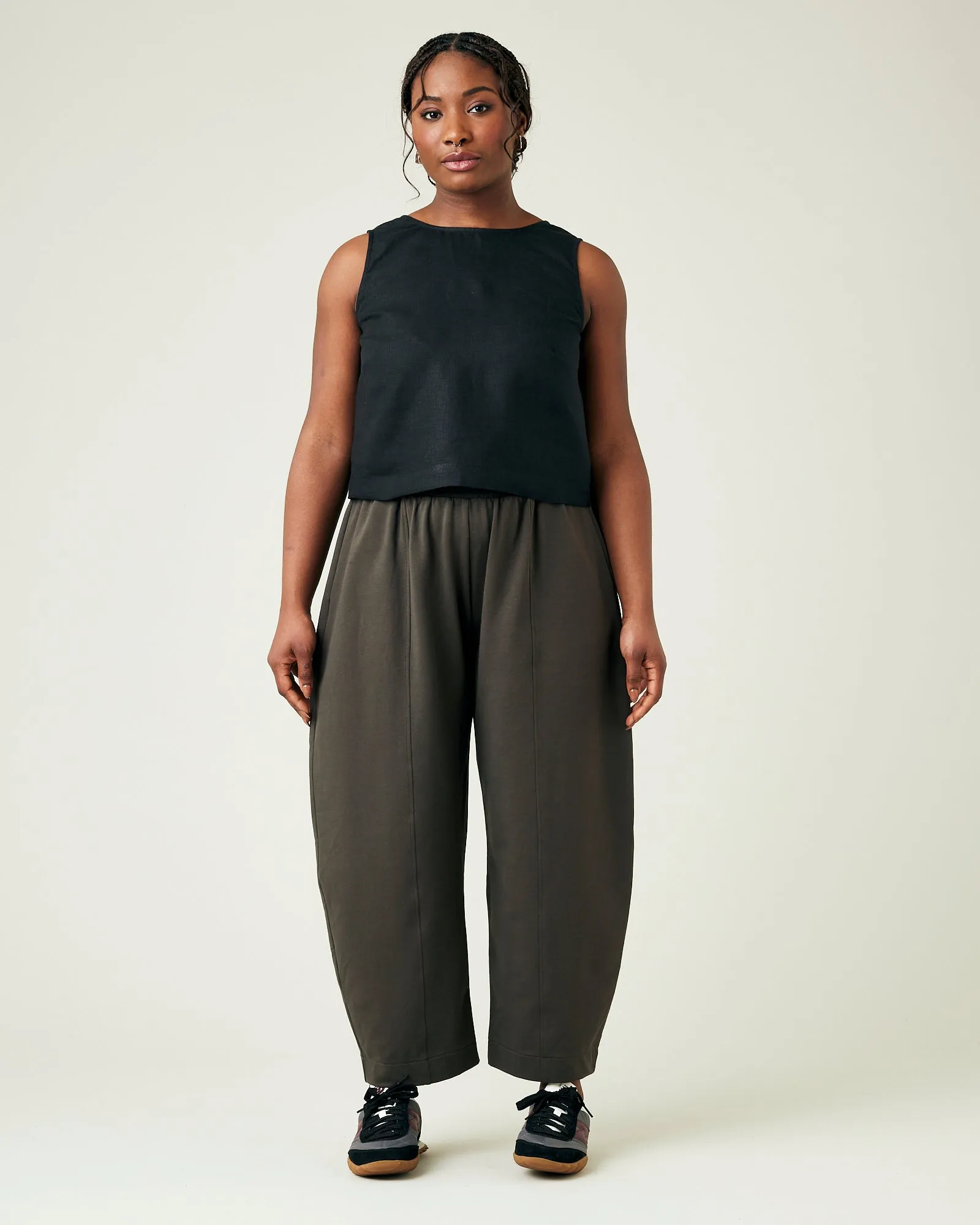 Mabel Espresso Jersey Trousers sold by Beyond Nine product image thumbnail 5