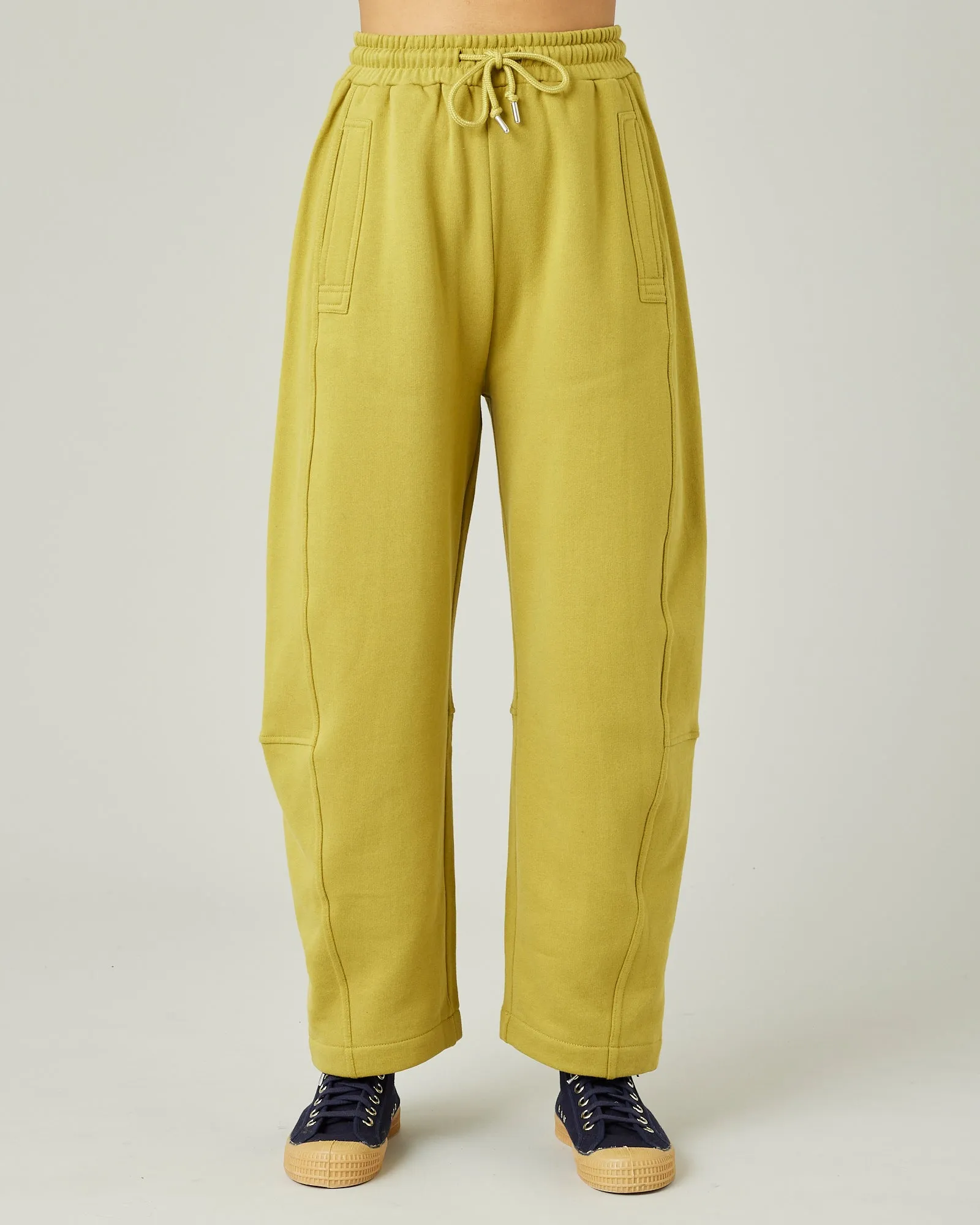 Madi Pistachio Organic Cotton Jersey Trousers sold by Beyond Nine product image thumbnail 2