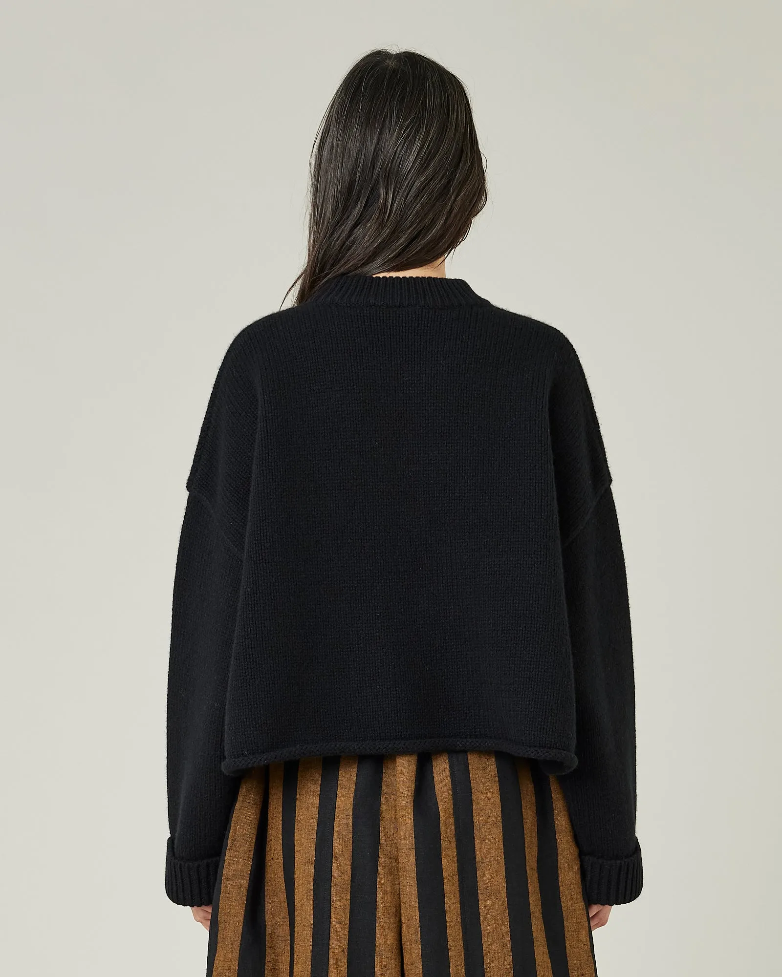 Coco Black Wool Knitted Jumper sold by Beyond Nine product image thumbnail 3