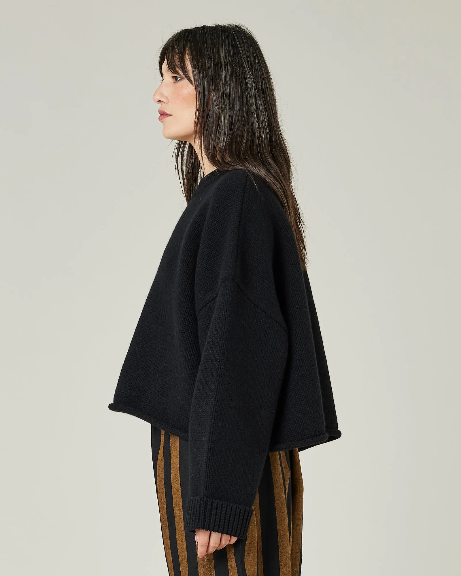 Coco Black Wool Knitted Jumper sold by Beyond Nine product image thumbnail 2