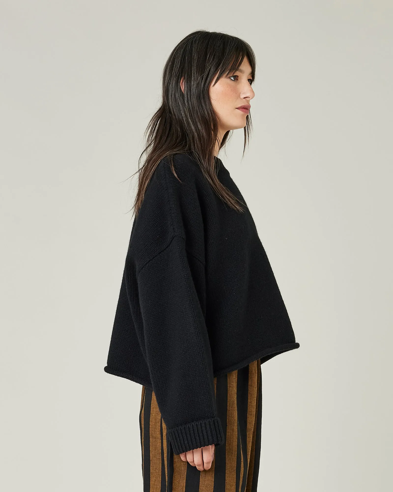 Coco Black Wool Knitted Jumper sold by Beyond Nine product image thumbnail 4