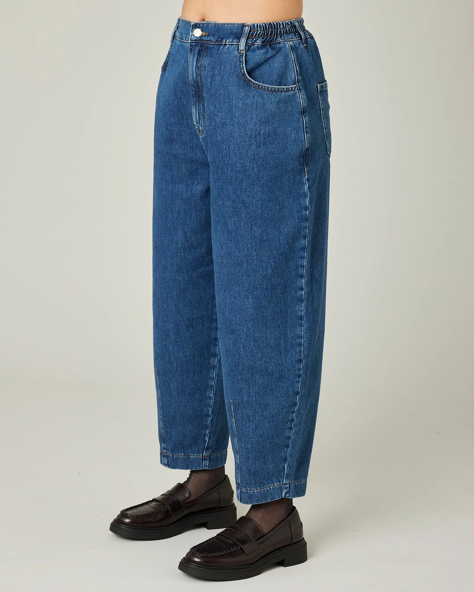 Remi Mid Blue Wash Denim Jeans sold by Beyond Nine product image thumbnail 2