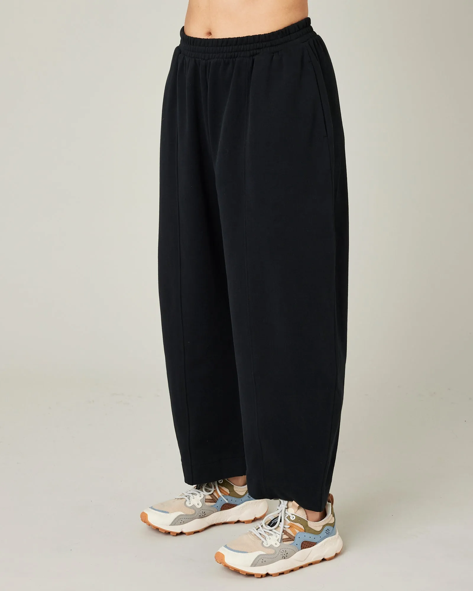 Mabel Black Fleeceback Jersey Trousers sold by Beyond Nine product image thumbnail 2