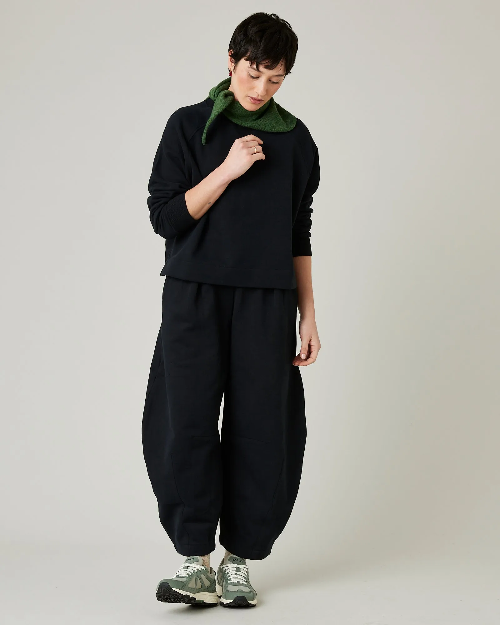 Daisy Black Organic Cotton Jersey Trousers sold by Beyond Nine product image thumbnail 5