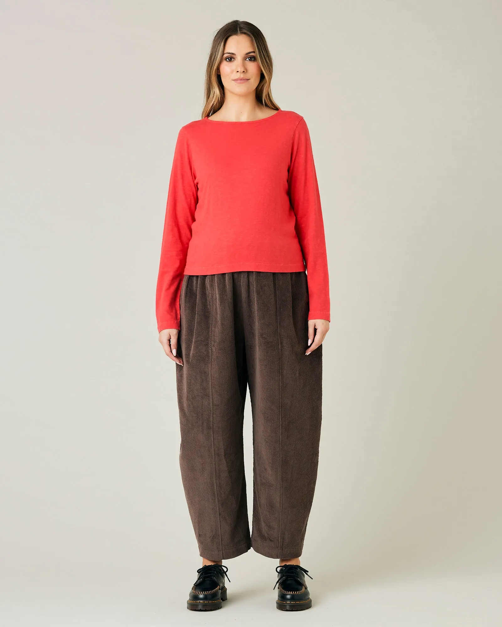 Boat Neck Top Red sold by Beyond Nine product image thumbnail 5