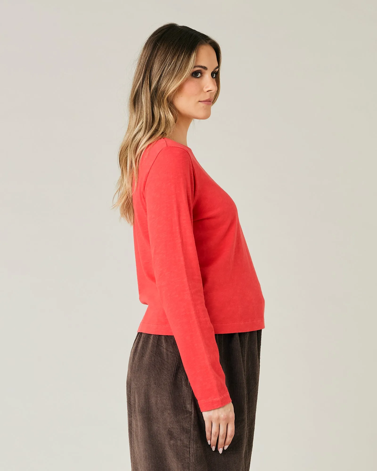 Boat Neck Top Red sold by Beyond Nine product image thumbnail 3