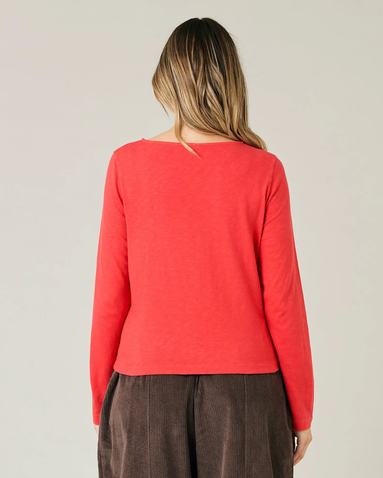 Boat Neck Top Red sold by Beyond Nine product image thumbnail 4
