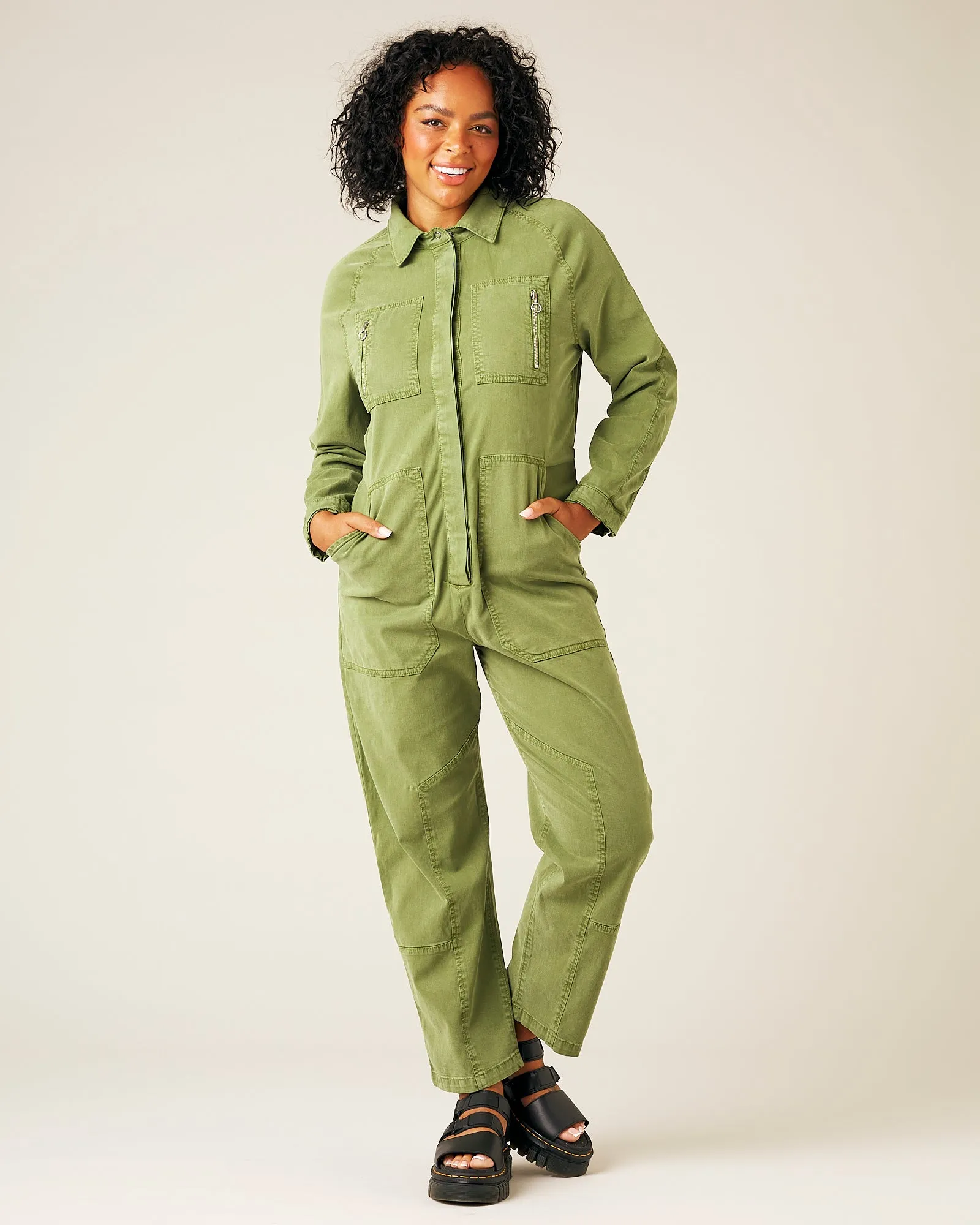 Hallie Moss Cotton Coverall sold by Beyond Nine product image thumbnail 2