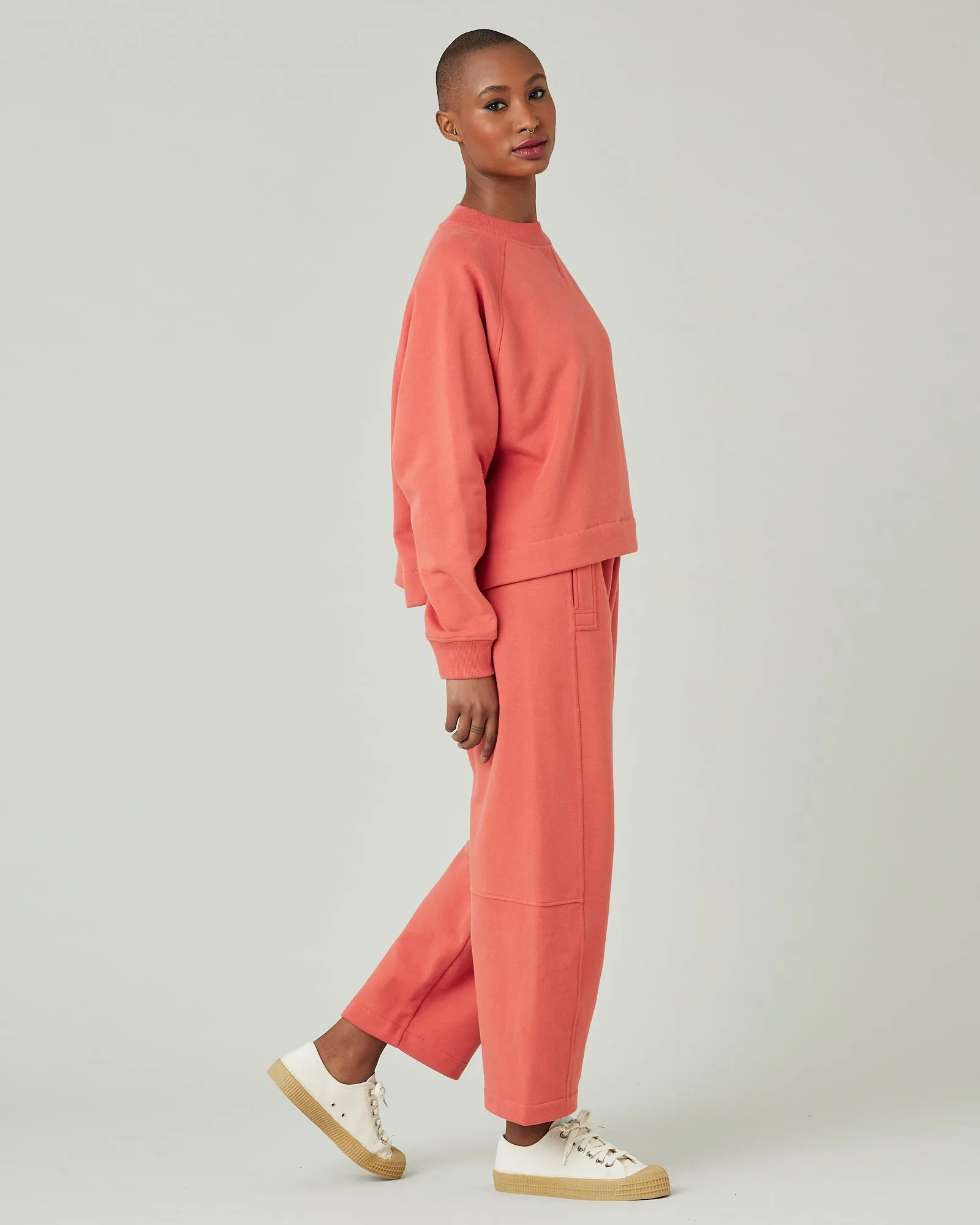 Noa Warm Terracotta Organic Cotton Jumper sold by Beyond Nine product image thumbnail 5