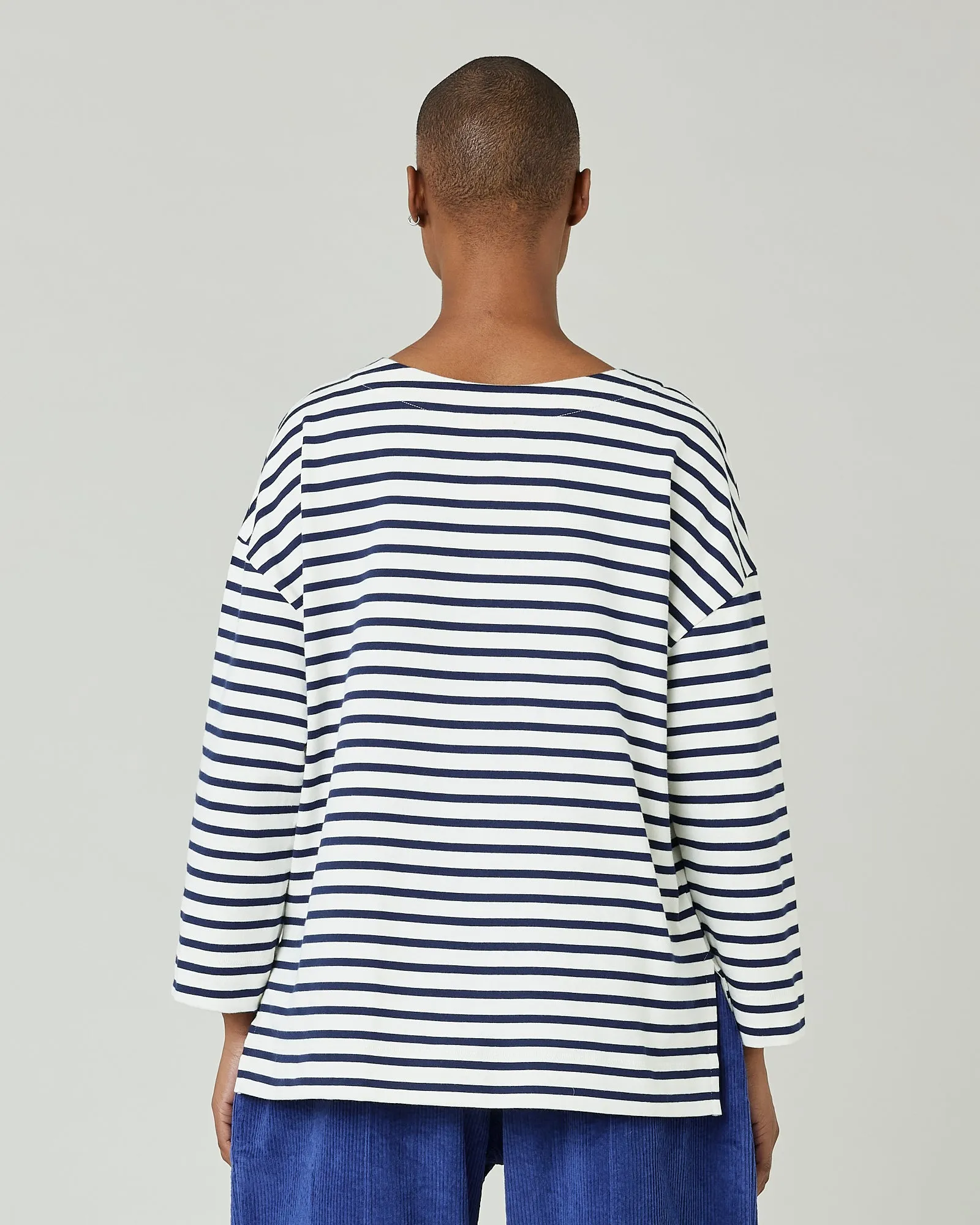 Breton Top Ecru & Navy Stripe sold by Beyond Nine product image thumbnail 3