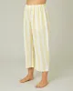 Ultimate PJ Trousers Lemon Stripe Linen sold by Beyond Nine