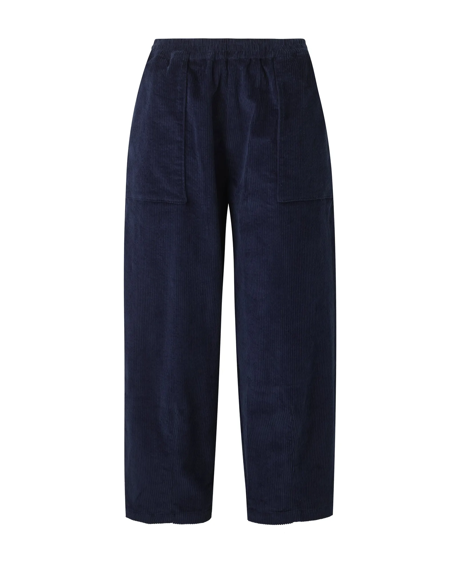 Huxley True Navy Cord Trousers sold by Beyond Nine