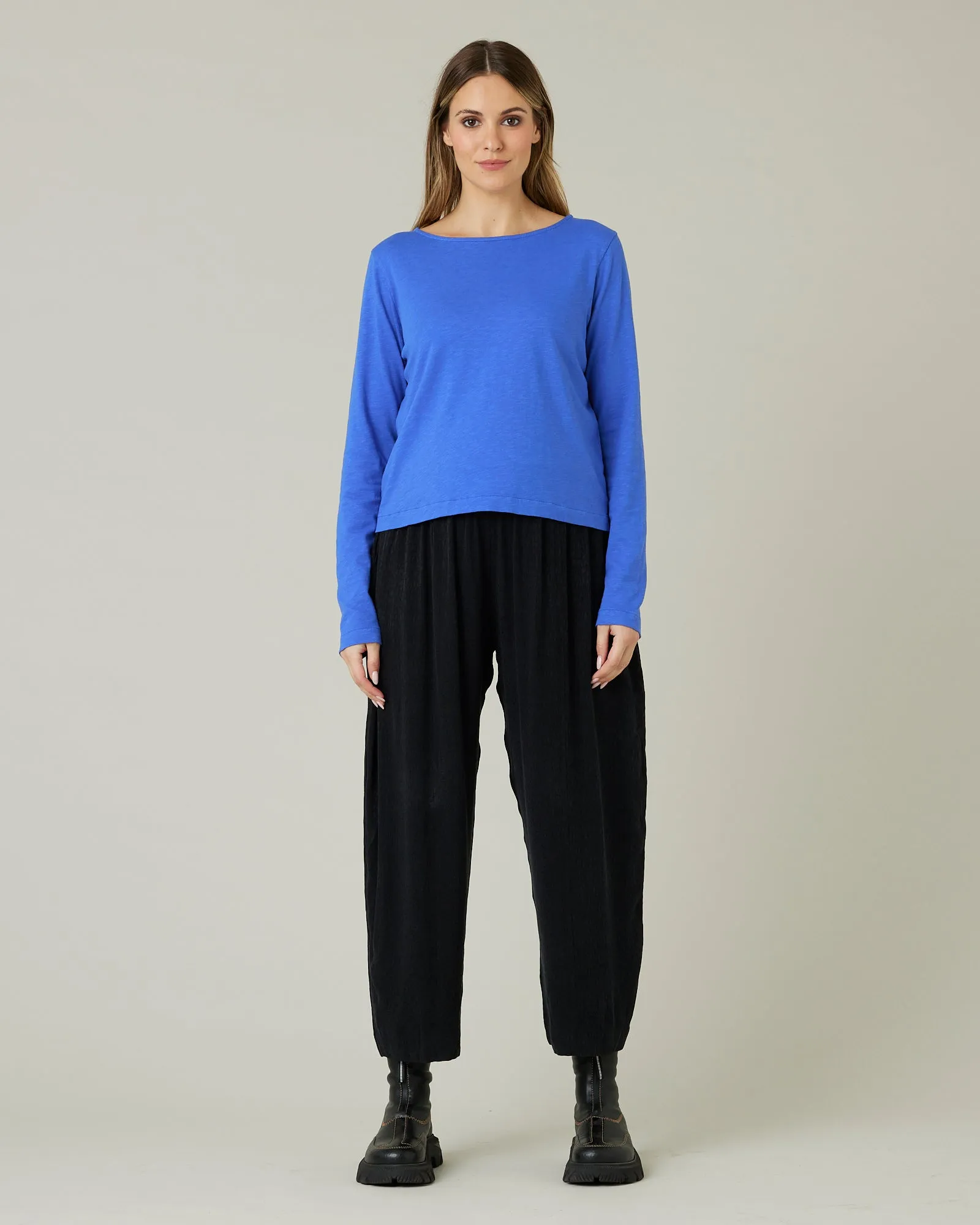 Boat Neck Top Lapis Blue sold by Beyond Nine product image thumbnail 5