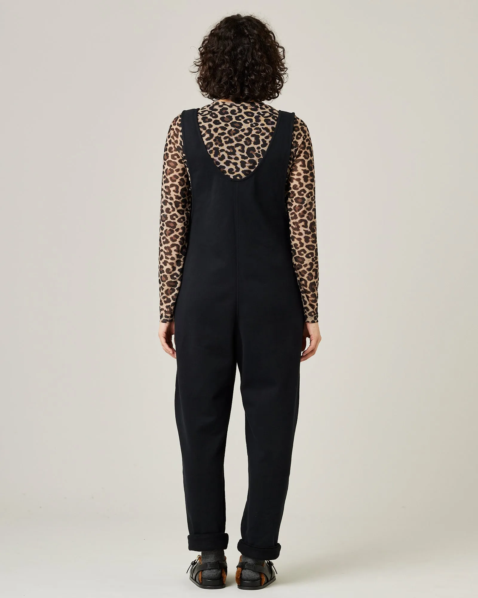 Laura Black Cotton Jersey Jumpsuit sold by Beyond Nine product image thumbnail 3