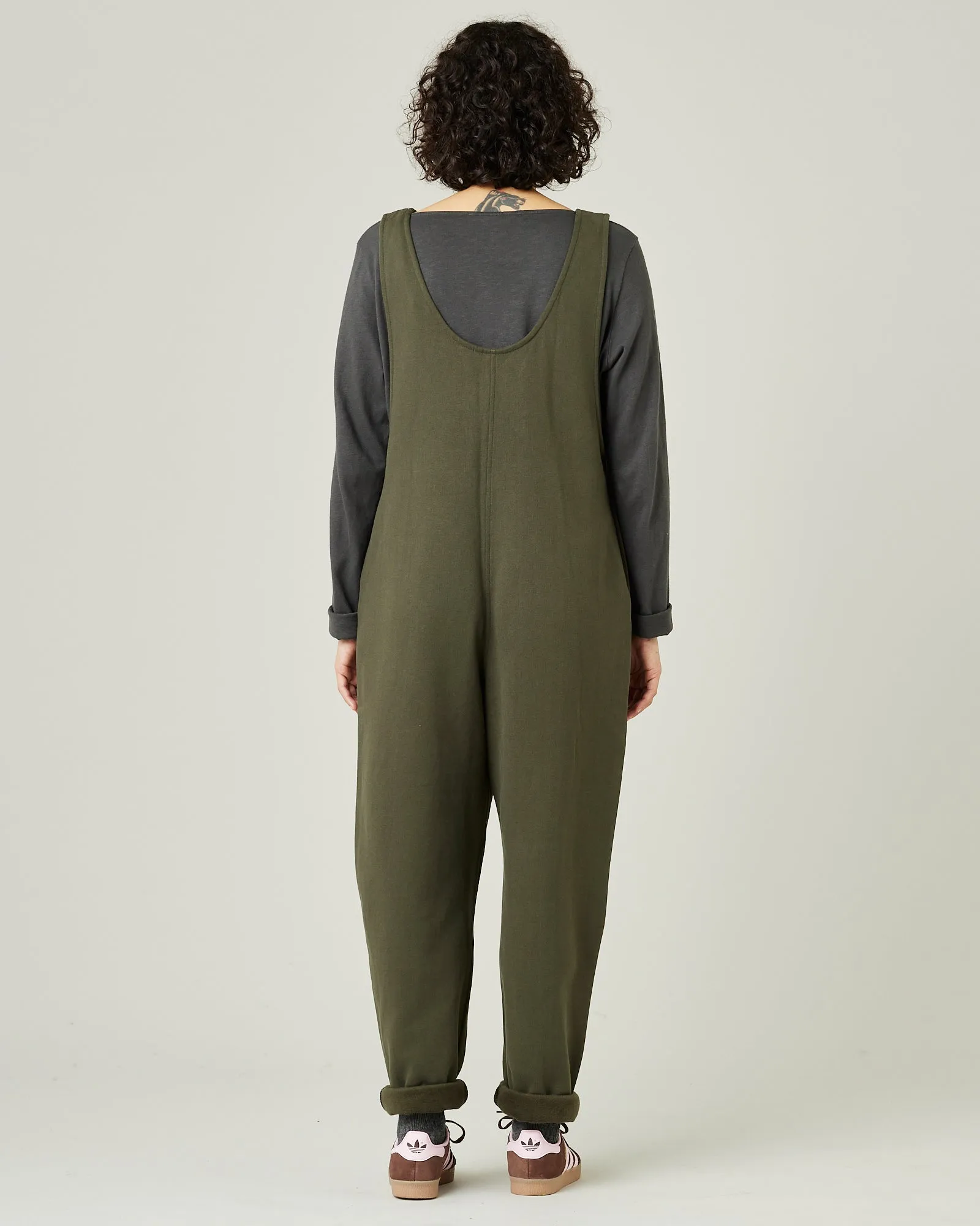 Laura Olive Cotton Jersey Jumpsuit sold by Beyond Nine product image thumbnail 3