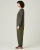Laura Olive Cotton Jersey Jumpsuit sold by Beyond Nine