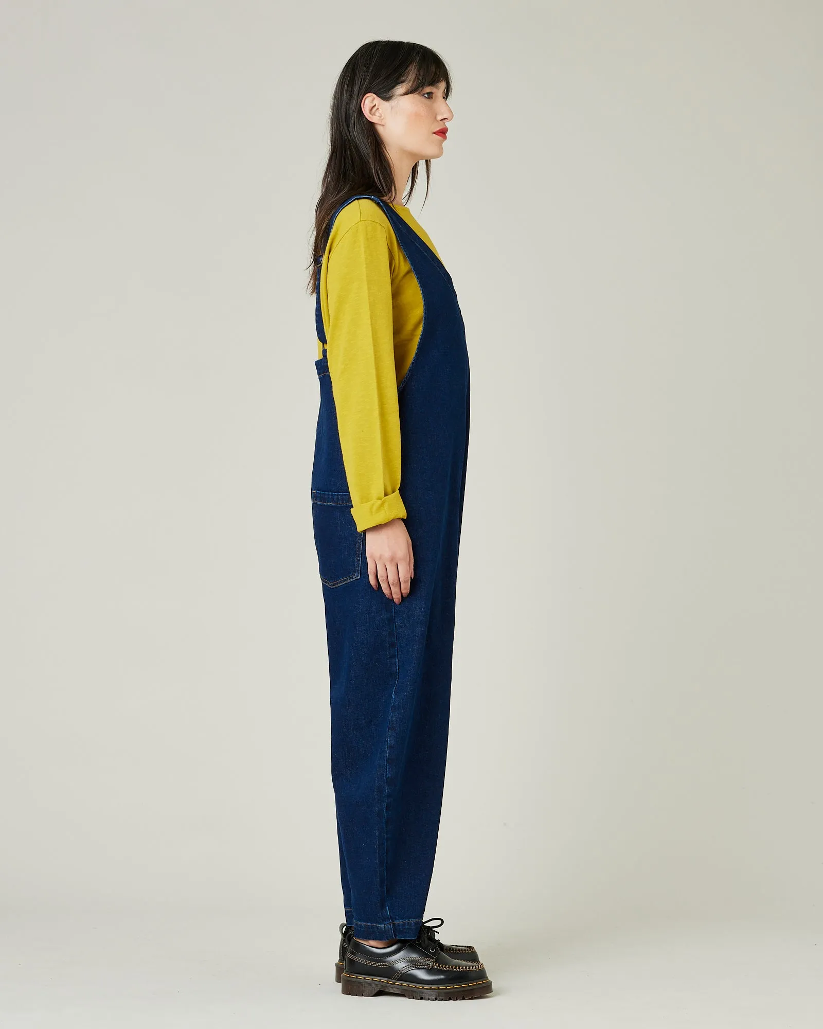 Ottie Dark Blue Denim Jumpsuit sold by Beyond Nine product image thumbnail 4