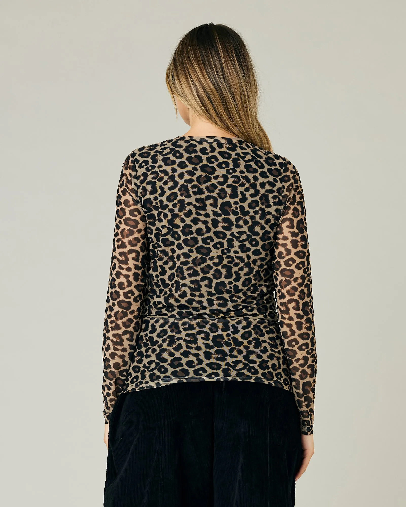 Recycled Mesh Top - Leopard Print sold by Beyond Nine product image thumbnail 3