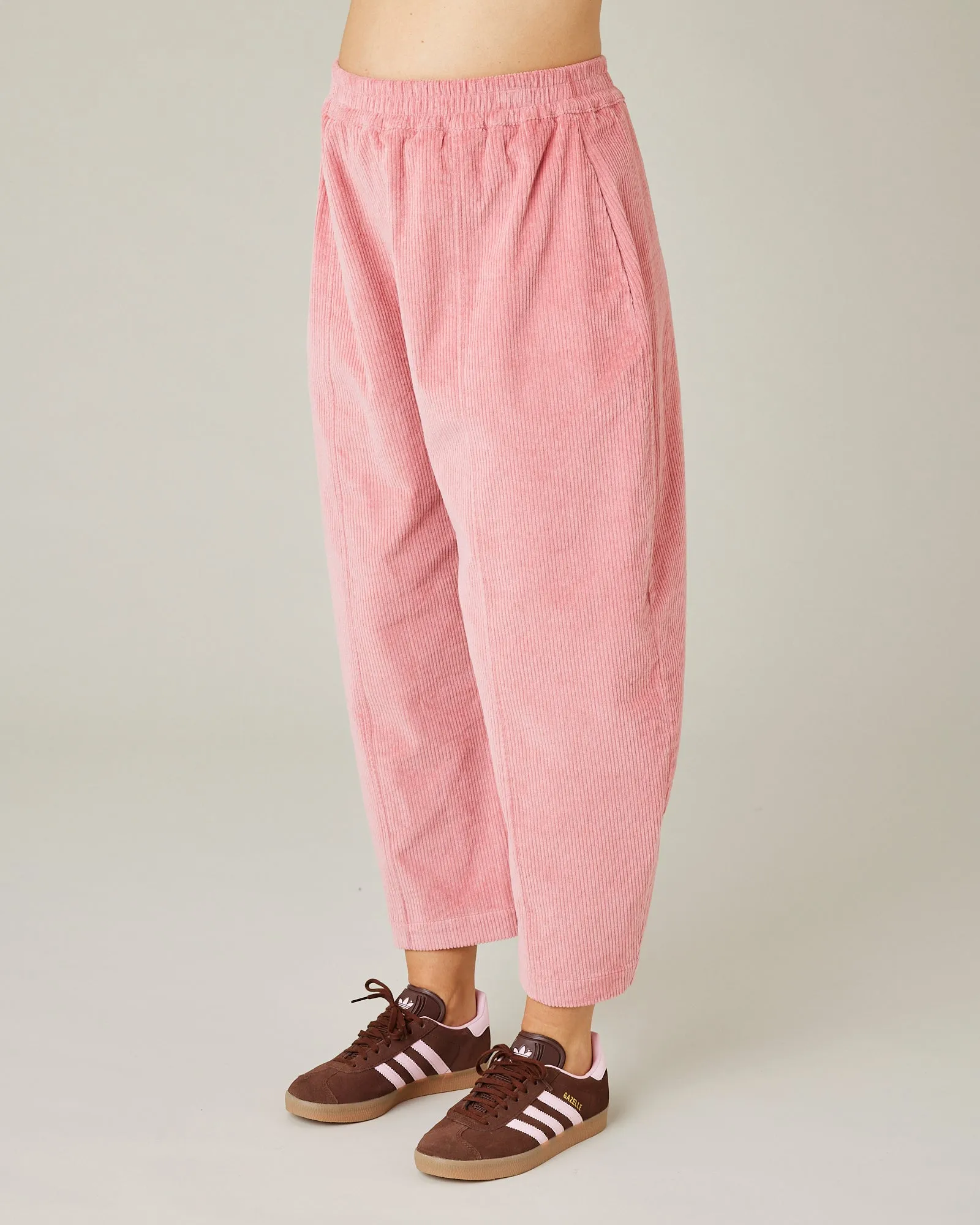 Mabel Dusty Pink Cord Trousers sold by Beyond Nine product image thumbnail 2