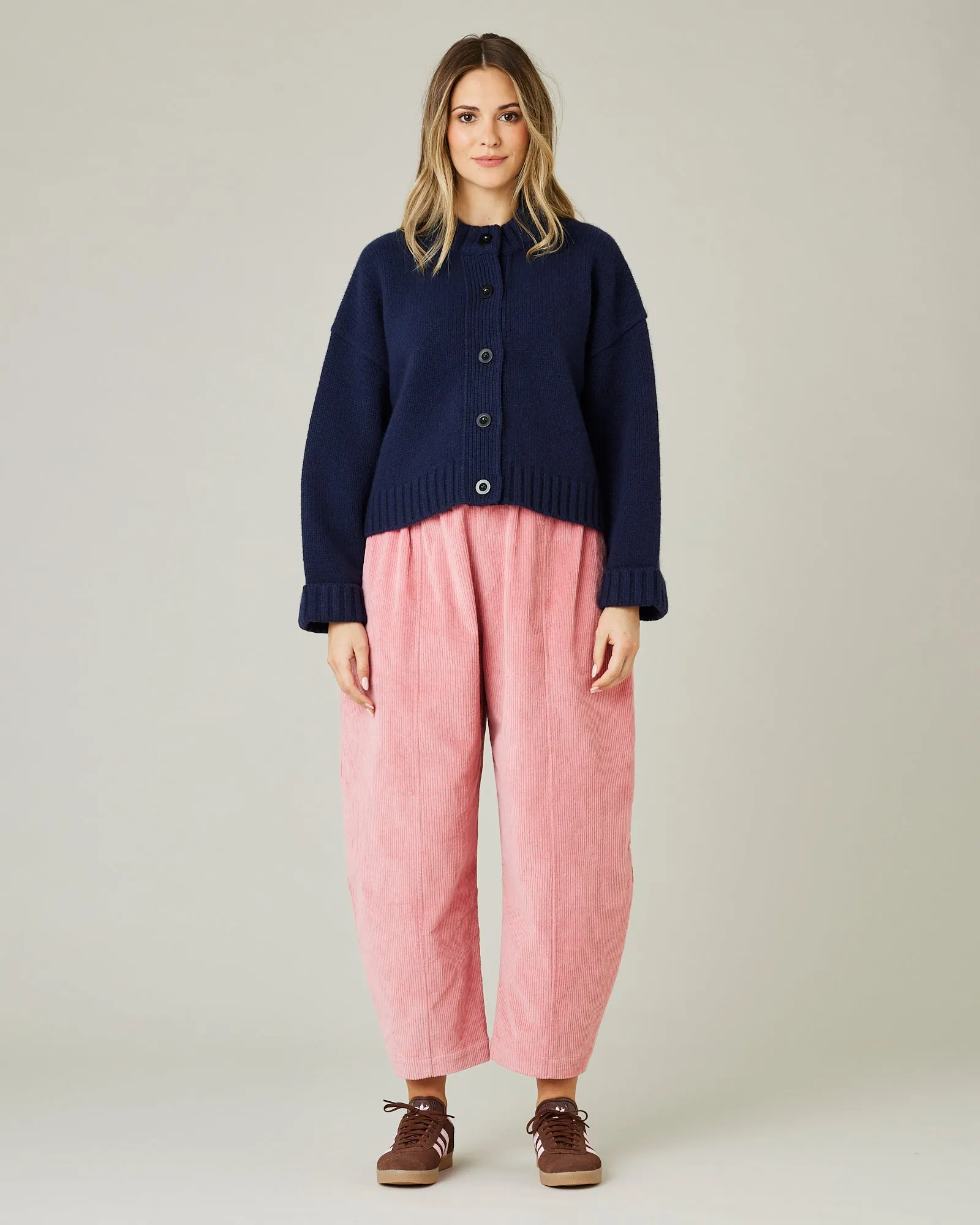 Mabel Dusty Pink Cord Trousers sold by Beyond Nine product image thumbnail 5
