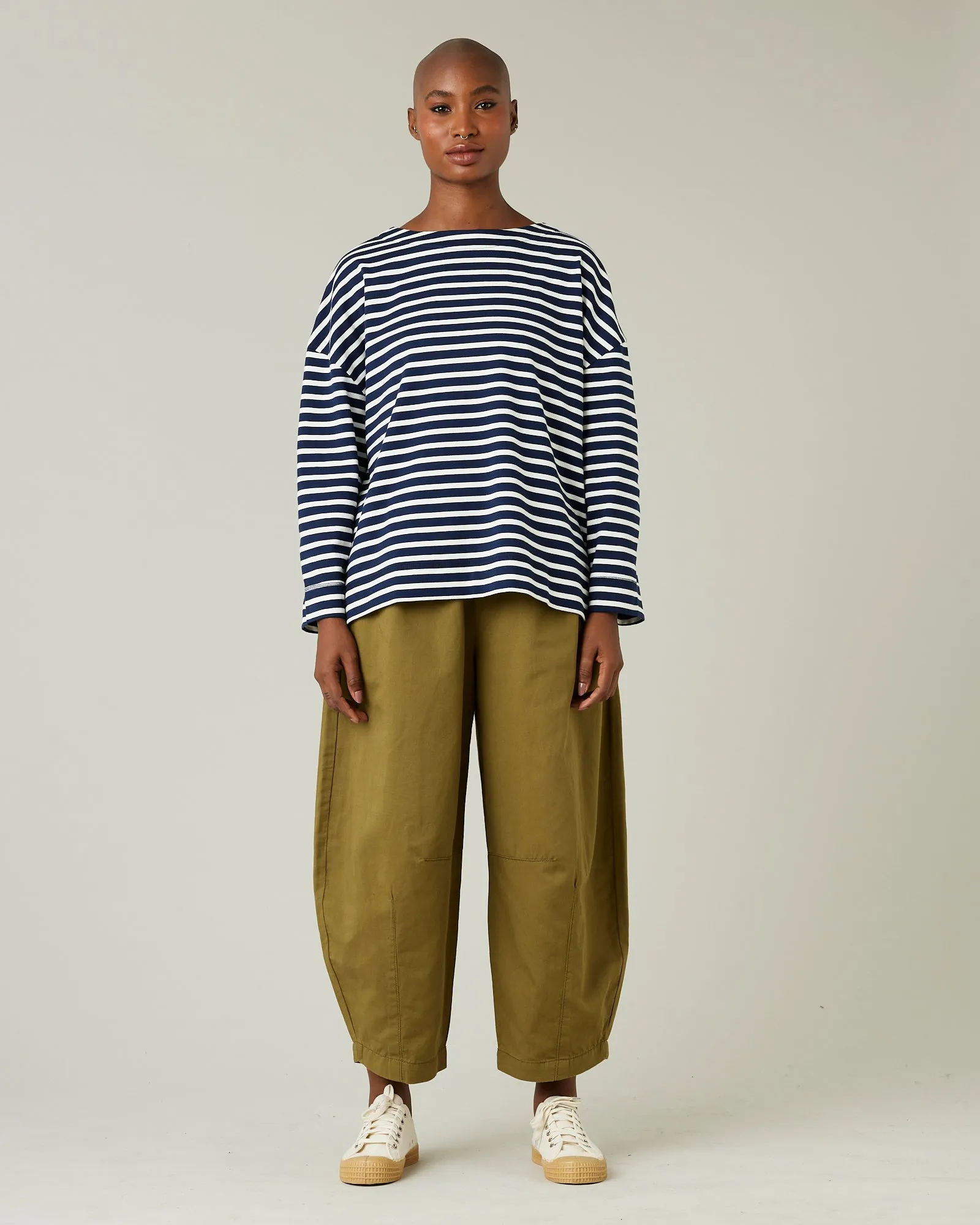 Breton Top Navy & Ecru Stripe sold by Beyond Nine product image thumbnail 5
