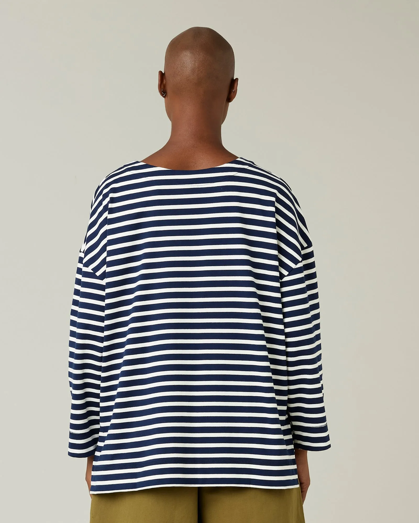 Breton Top Navy & Ecru Stripe sold by Beyond Nine product image thumbnail 3