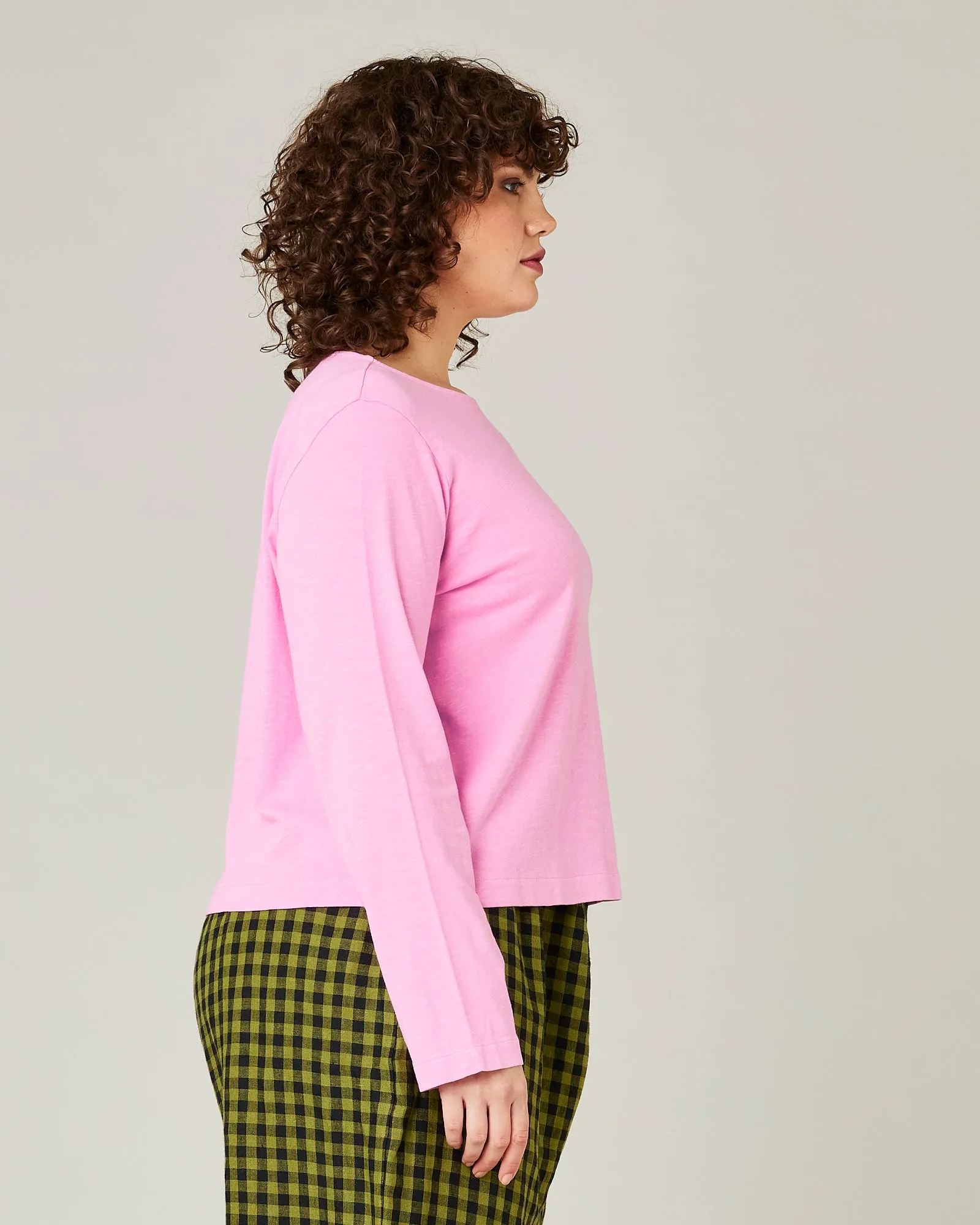 Boat Neck Top Bubblegum sold by Beyond Nine product image thumbnail 4