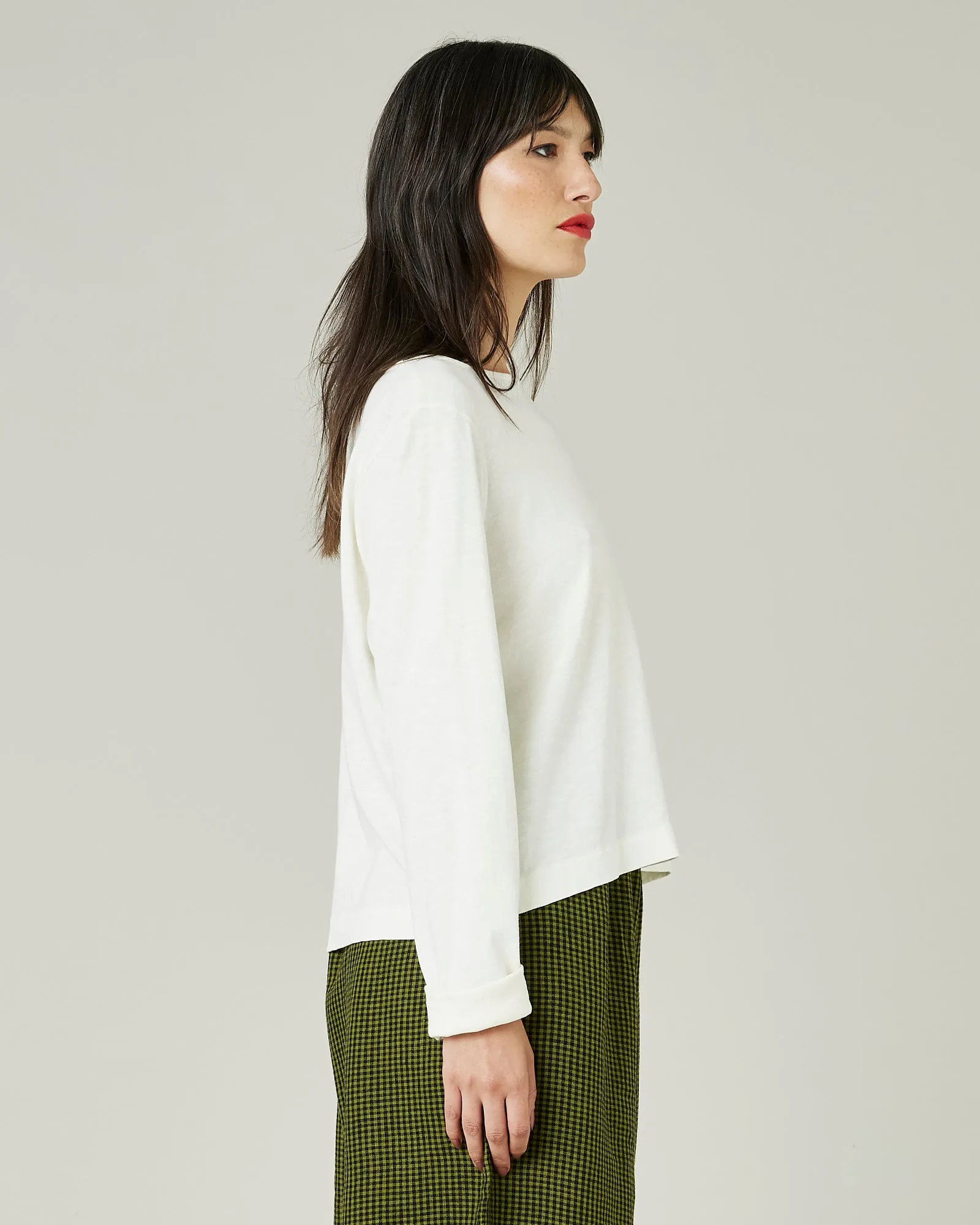 Boat Neck Top Ecru sold by Beyond Nine product image thumbnail 4