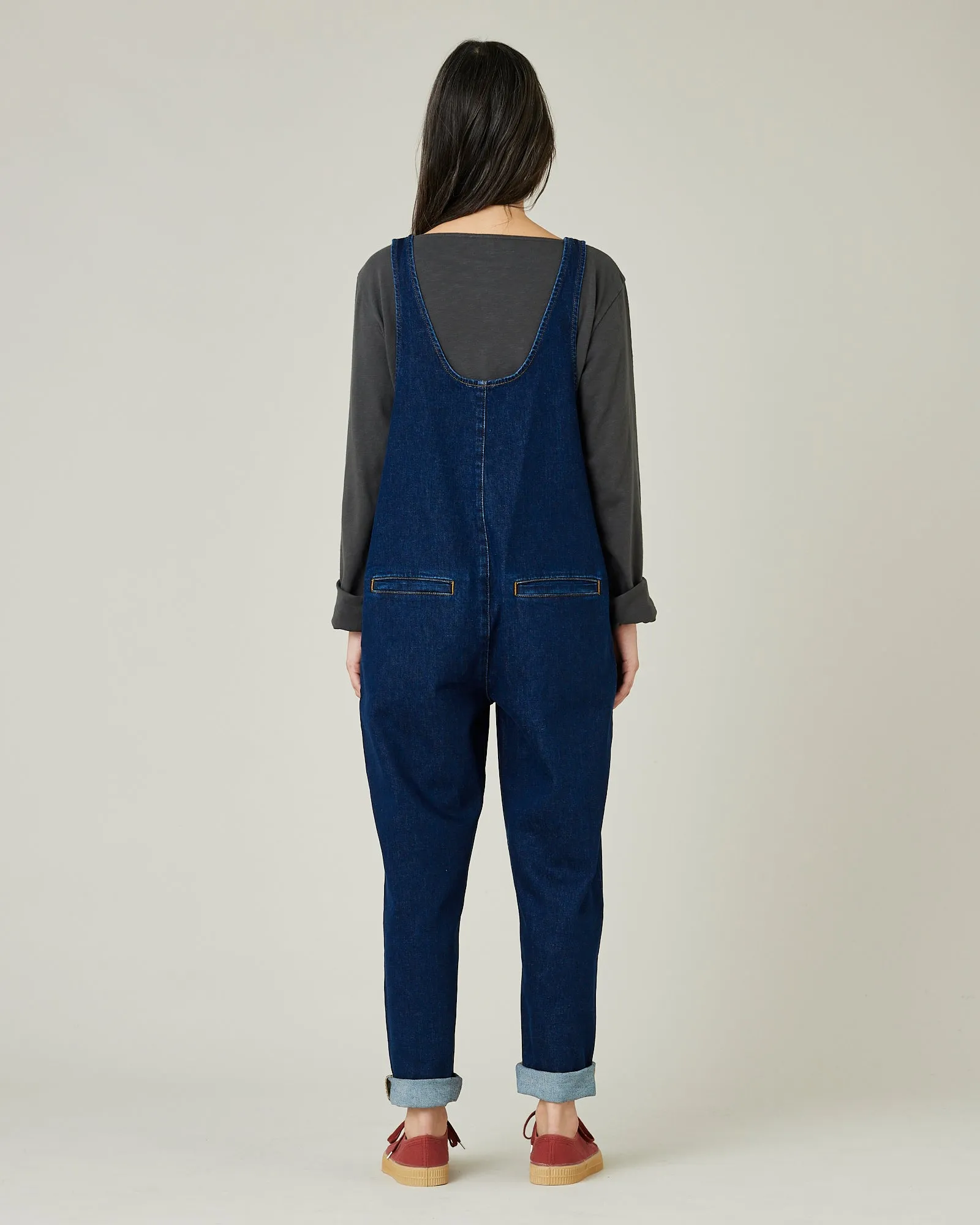 Lola Dark Wash Denim Jumpsuit sold by Beyond Nine product image thumbnail 3