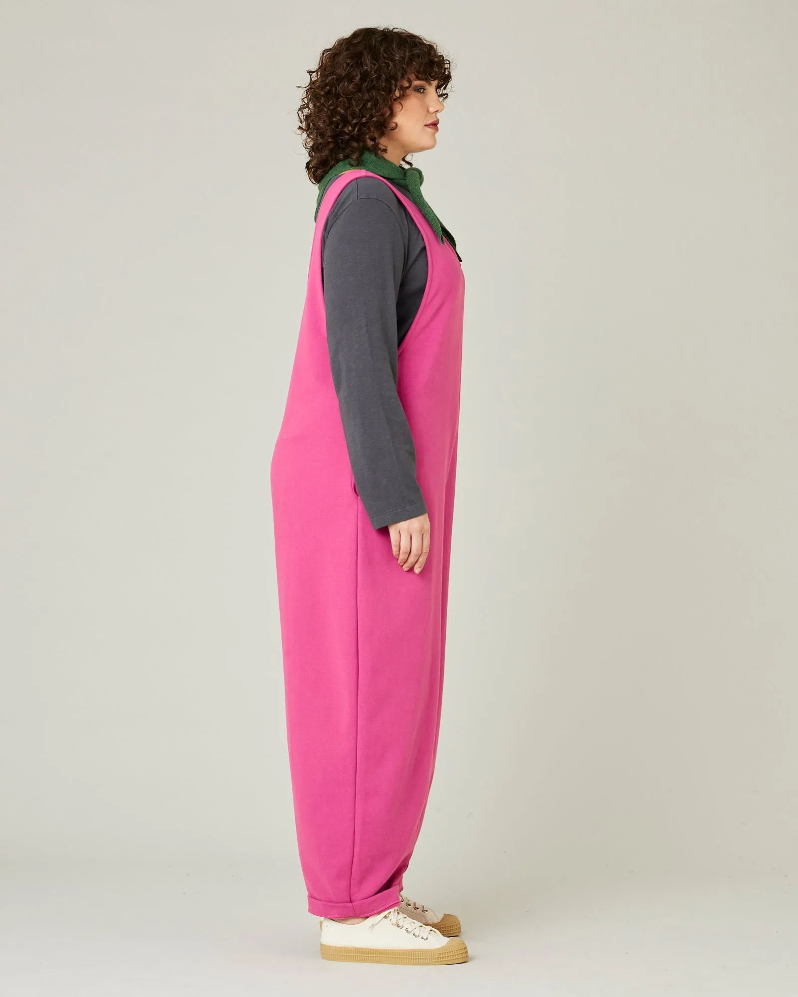 Clover Cactus Rose Organic Cotton Jersey Jumpsuit sold by Beyond Nine product image thumbnail 4