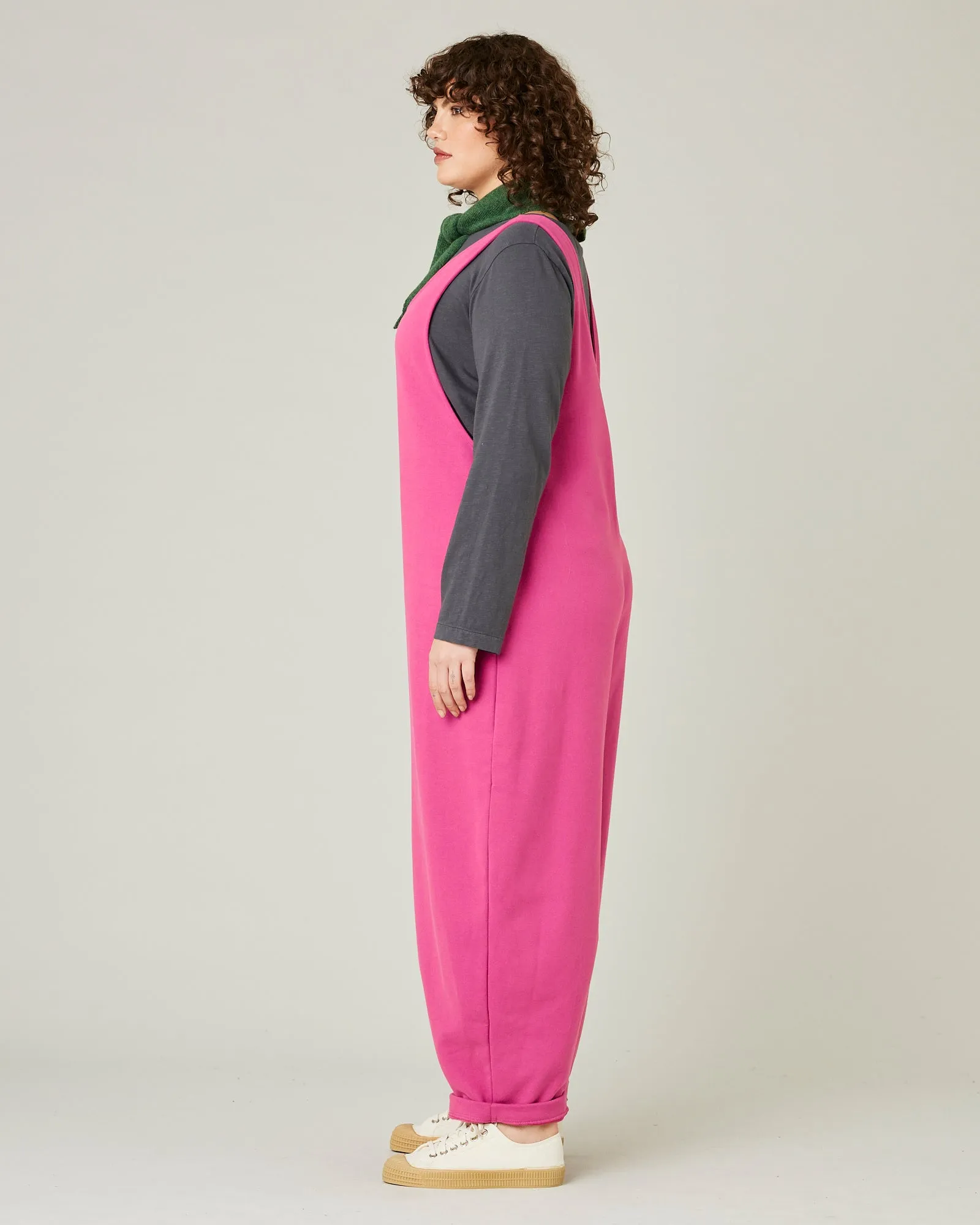 Clover Cactus Rose Organic Cotton Jersey Jumpsuit sold by Beyond Nine product image thumbnail 2