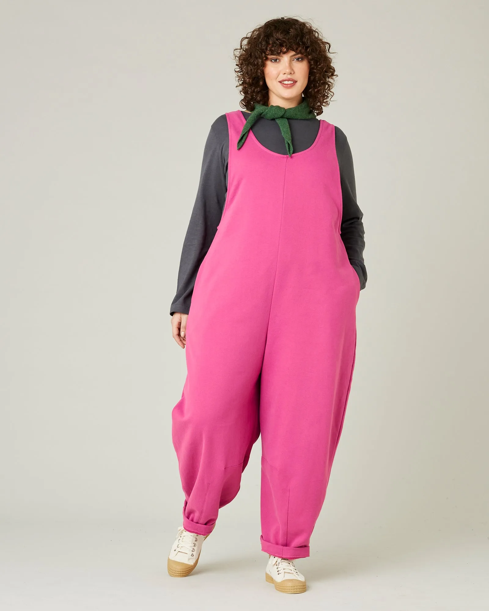 Clover Cactus Rose Organic Cotton Jersey Jumpsuit sold by Beyond Nine product image thumbnail 5