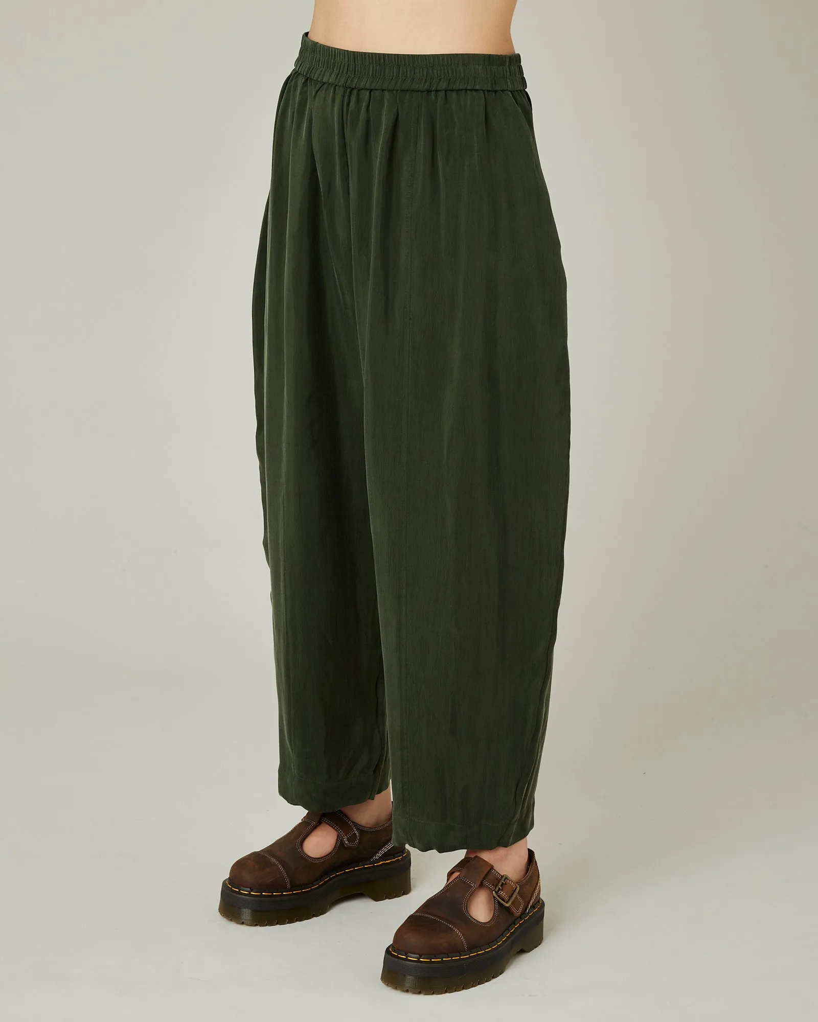 Mabel Dark Khaki Cupro Trousers sold by Beyond Nine product image thumbnail 2