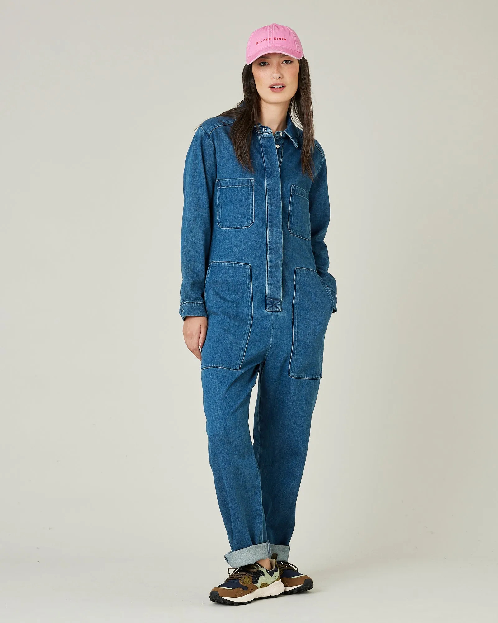 Denim Coverall - Mid Wash Blue sold by Beyond Nine product image thumbnail 5
