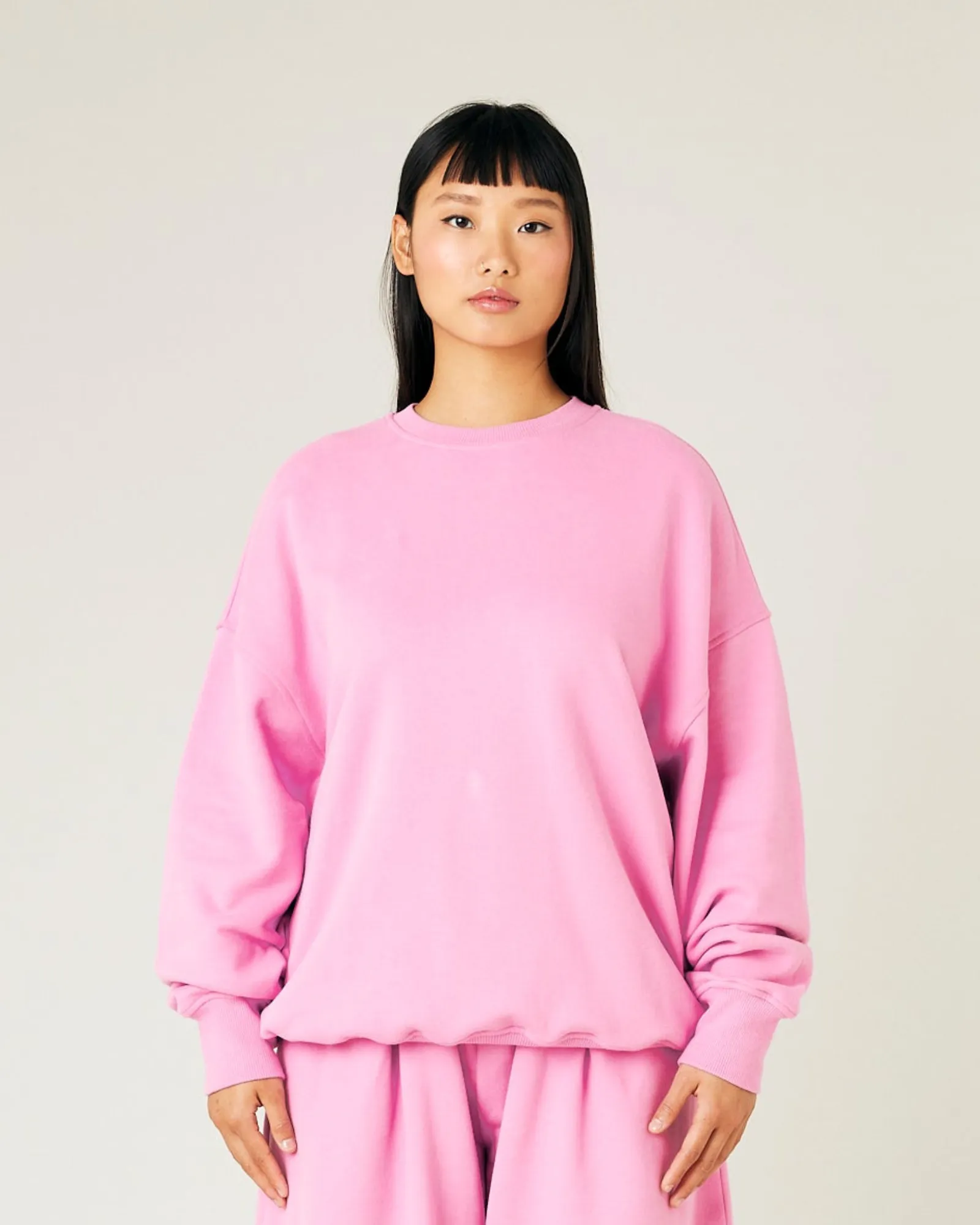 Riley Pink Organic Cotton Jumper sold by Beyond Nine