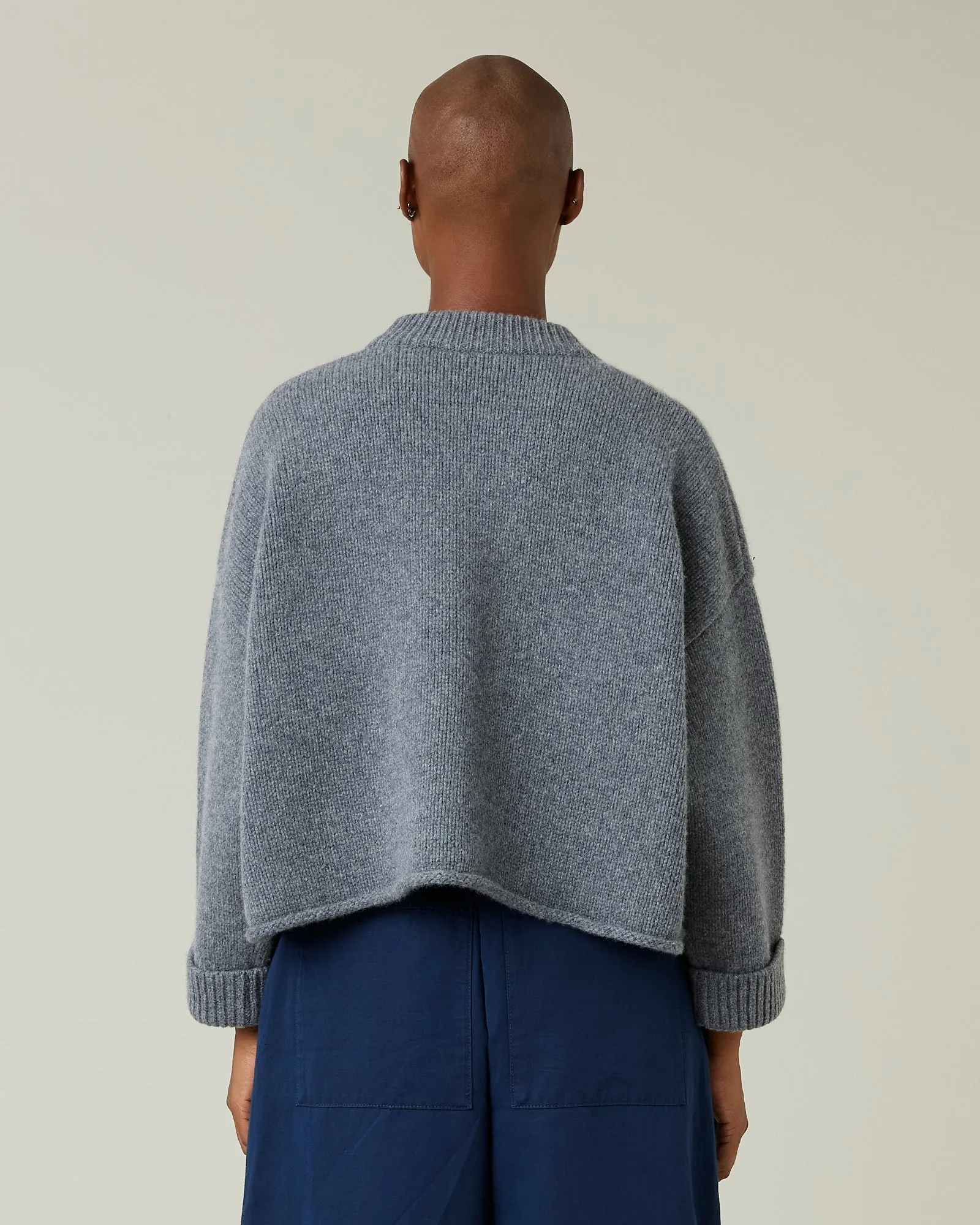 Coco Charcoal Knitted Wool Jumper sold by Beyond Nine product image thumbnail 3