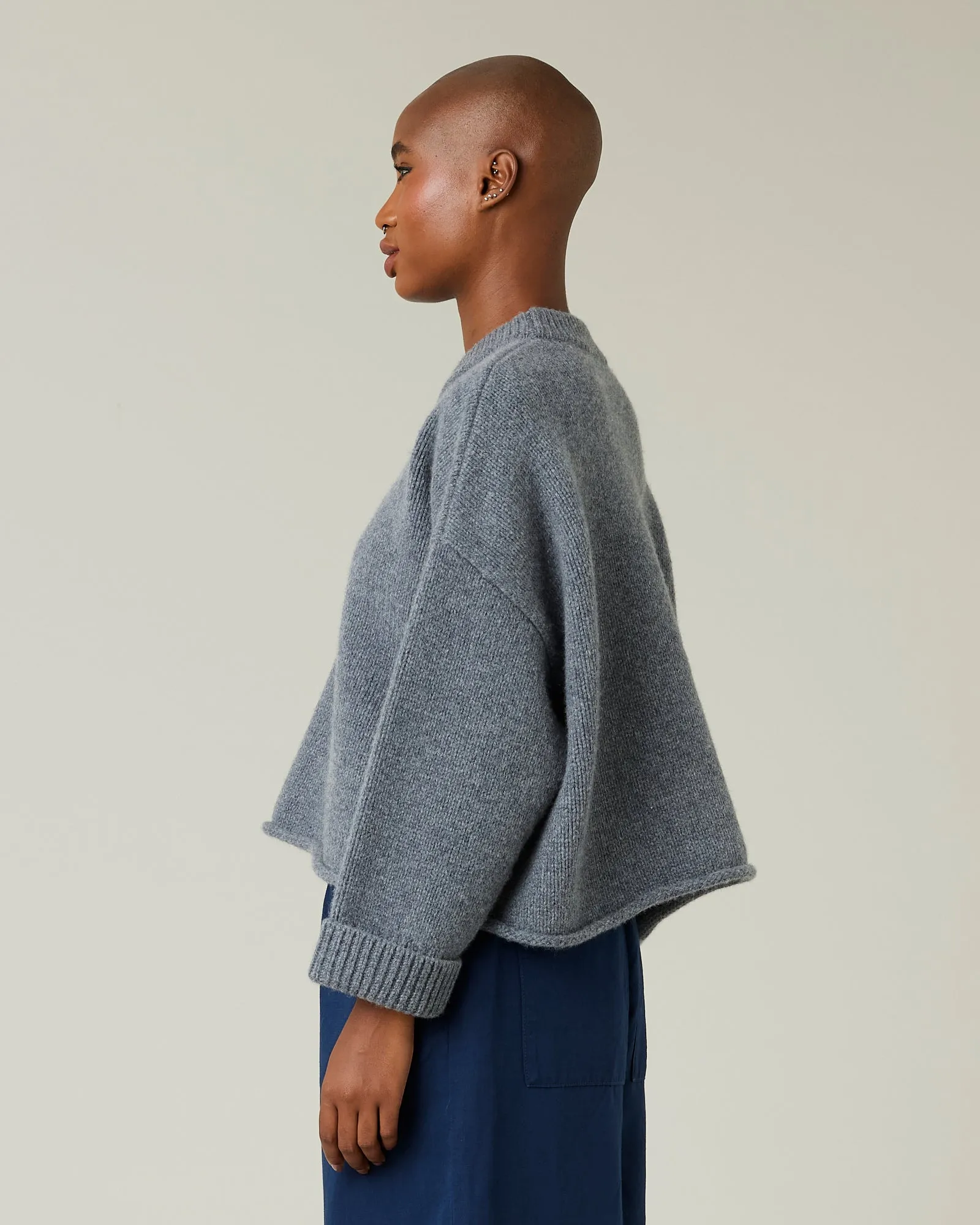 Coco Charcoal Knitted Wool Jumper sold by Beyond Nine product image thumbnail 2
