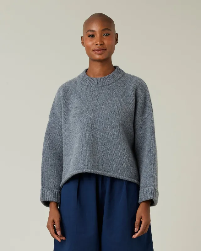 Coco Charcoal Knitted Wool Jumper sold by Beyond Nine