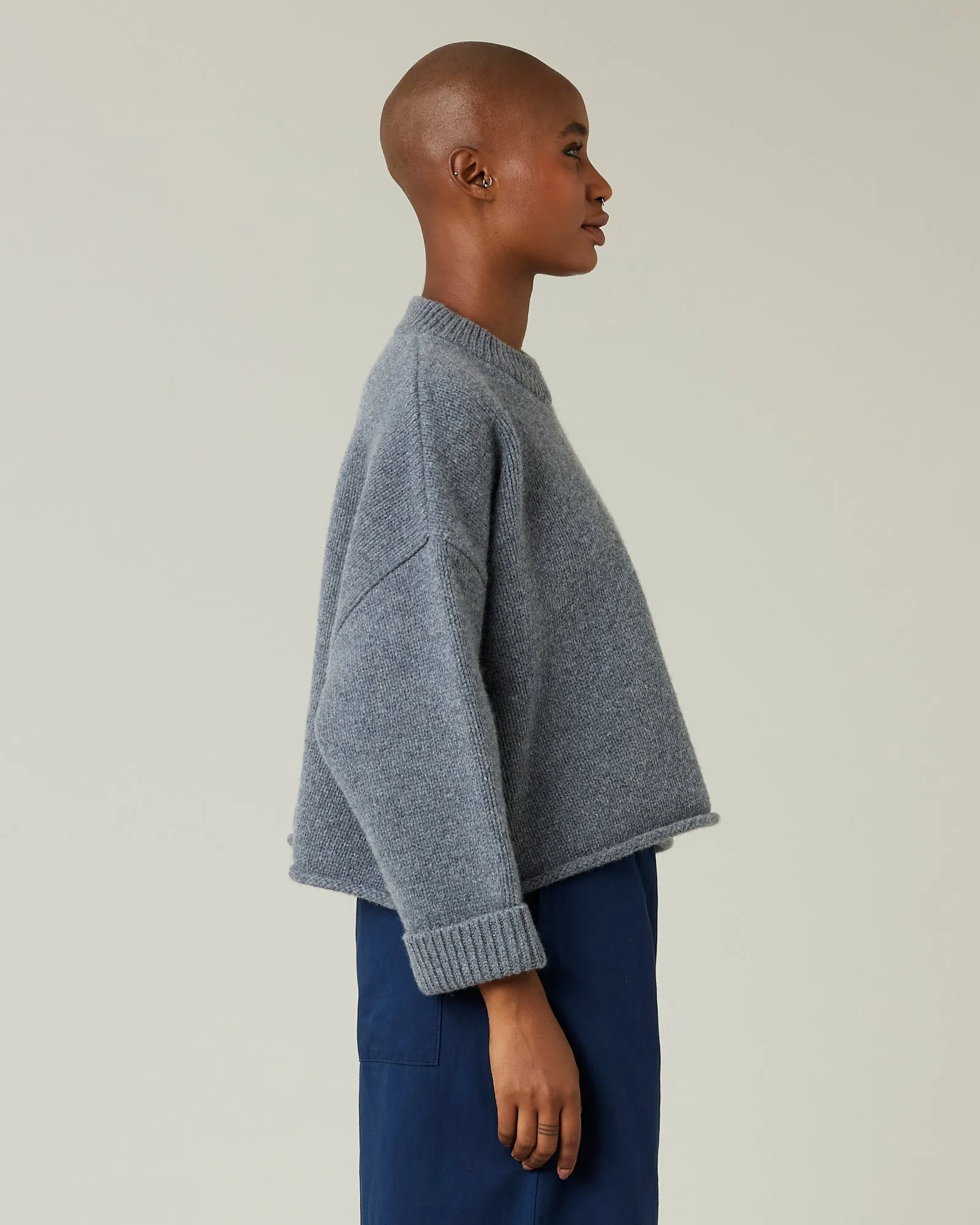 Coco Charcoal Knitted Wool Jumper sold by Beyond Nine product image thumbnail 4