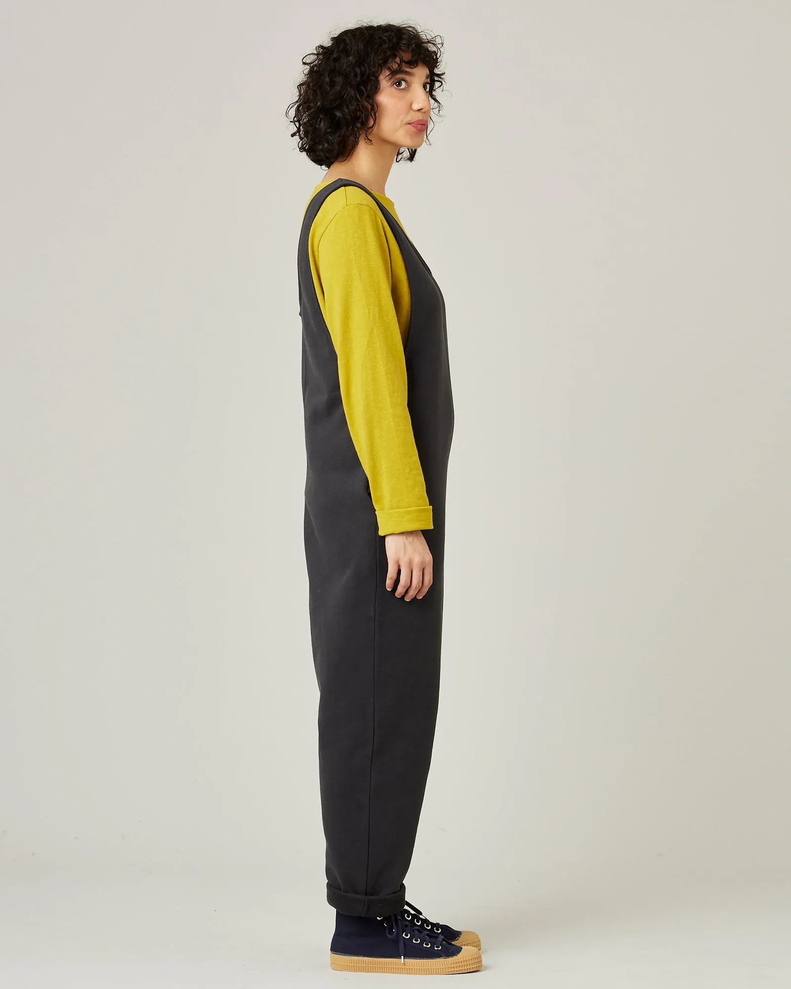 Laura Slate Cotton Jersey Jumpsuit sold by Beyond Nine product image thumbnail 4