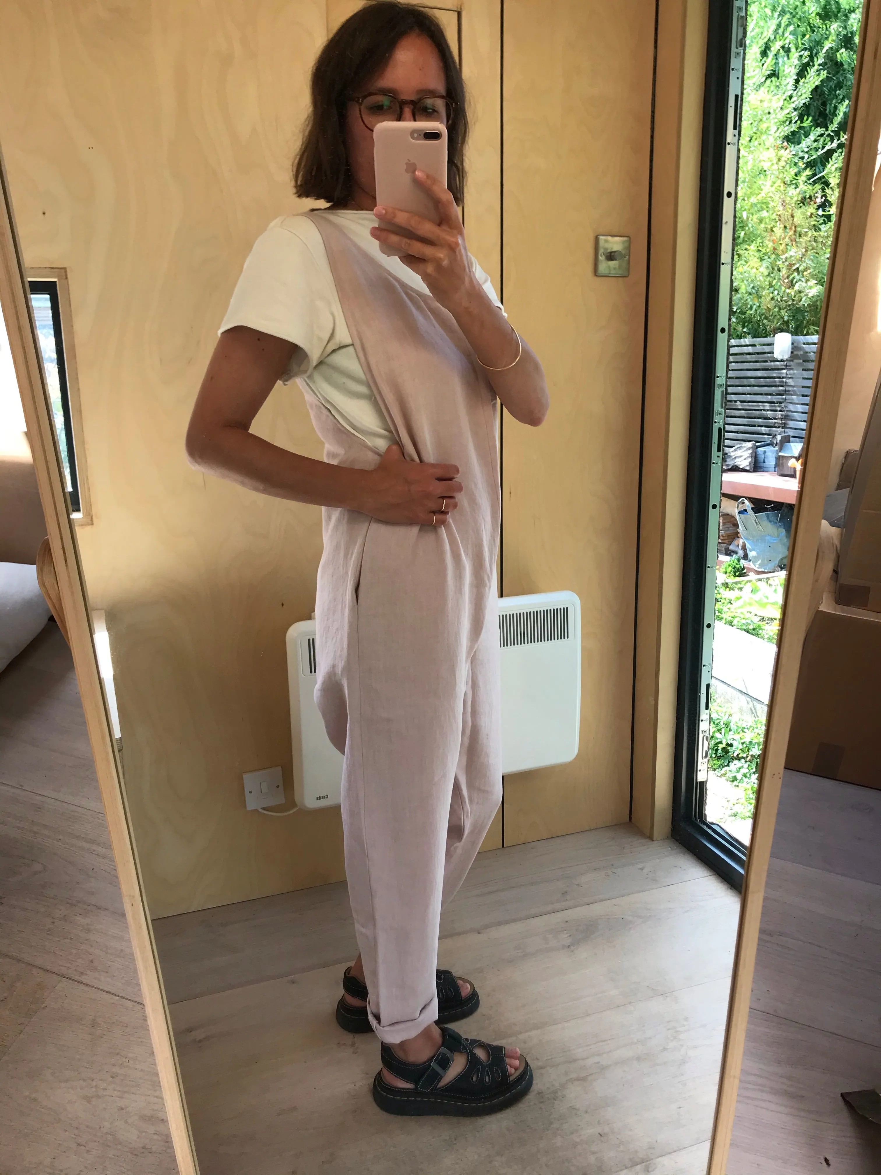 Linen Laura Jumpsuit - Rose sold by Beyond Nine product image thumbnail 5