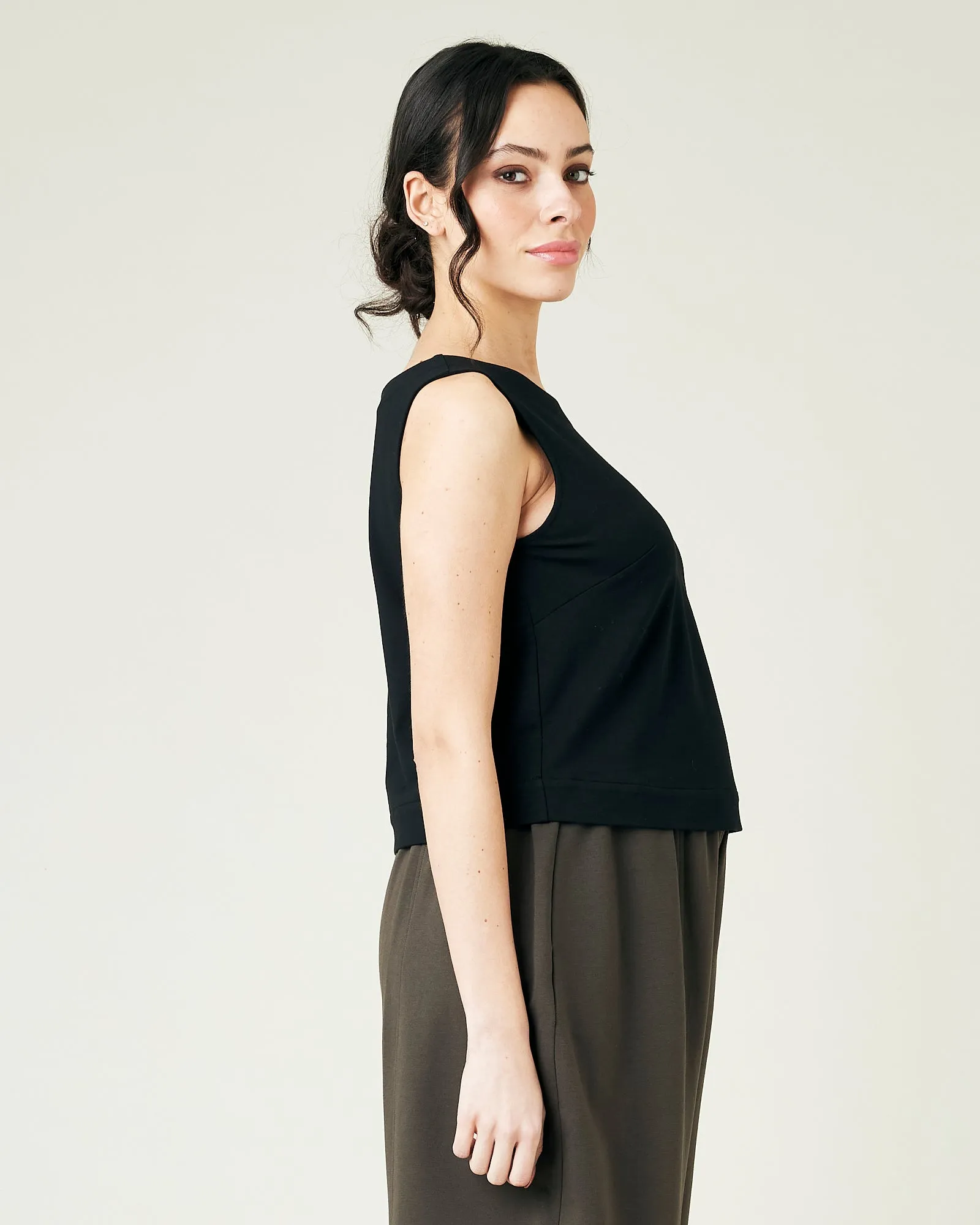 Esme Black Jersey Top sold by Beyond Nine product image thumbnail 4