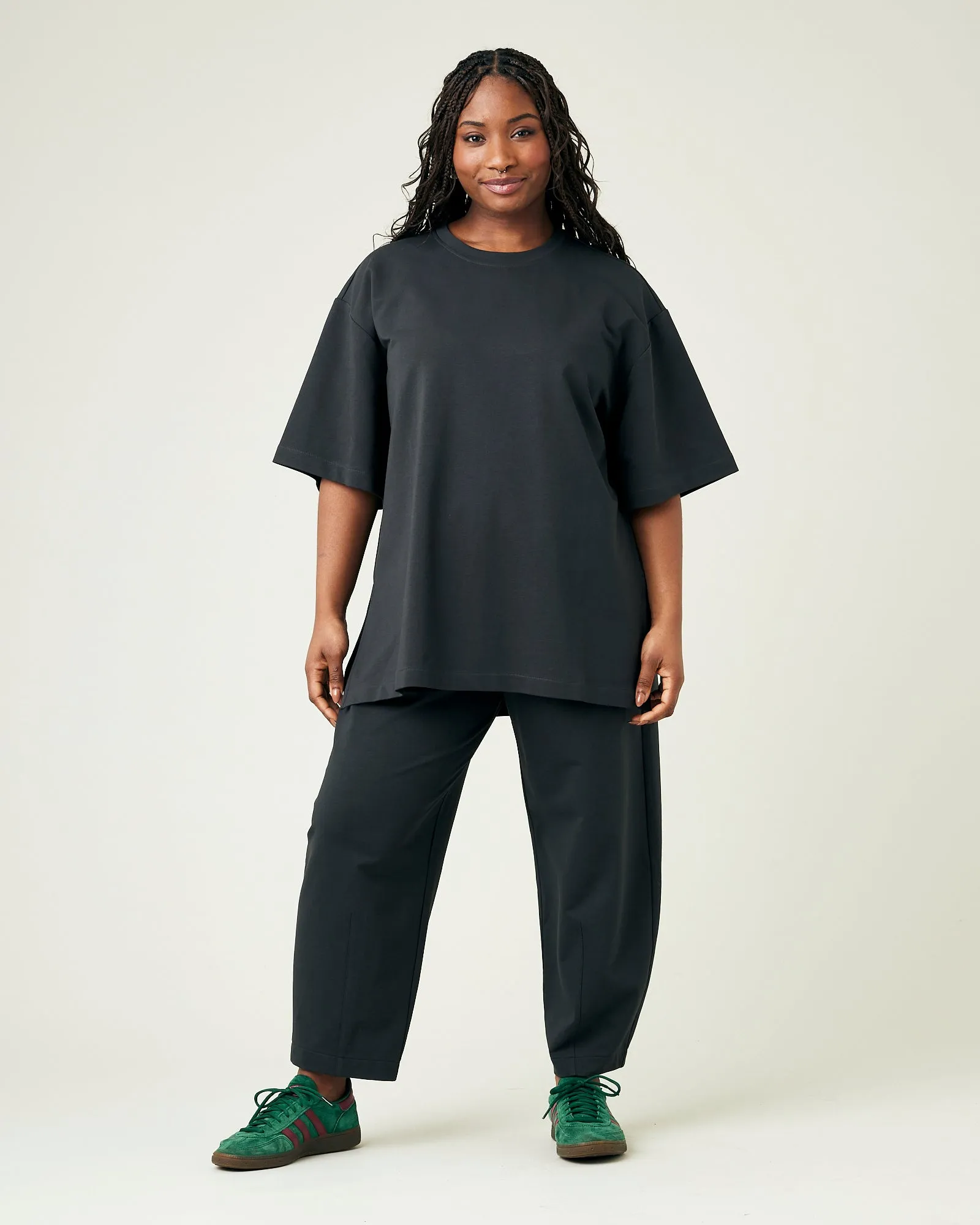 Huxley Slate Cotton Jersey Trousers sold by Beyond Nine product image thumbnail 5