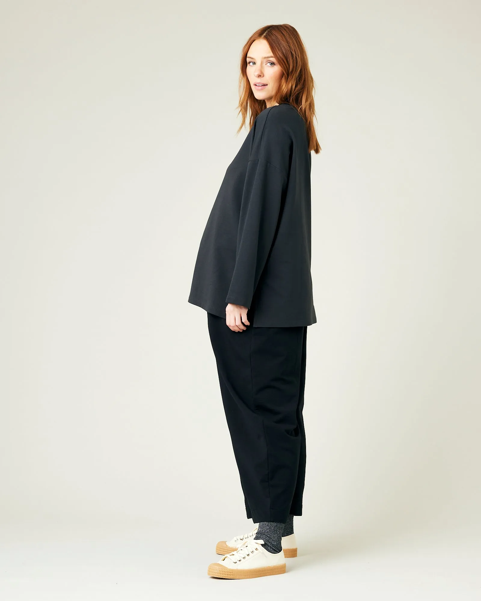 Mabel Black Jersey Trousers sold by Beyond Nine product image thumbnail 3